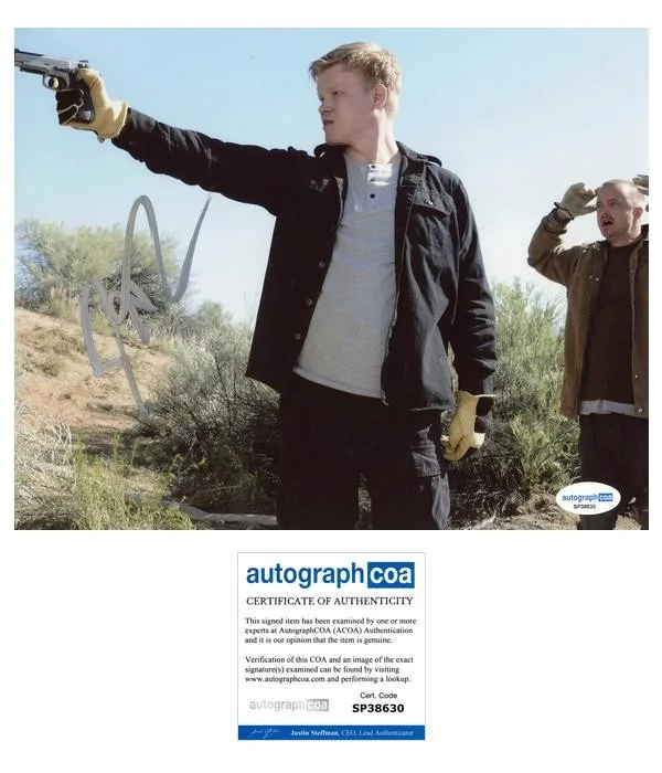 Jesse Plemons — Jesse Plemons "Breaking Bad" AUTOGRAPH Signed 'Todd' 8x10 Photo B ACOA