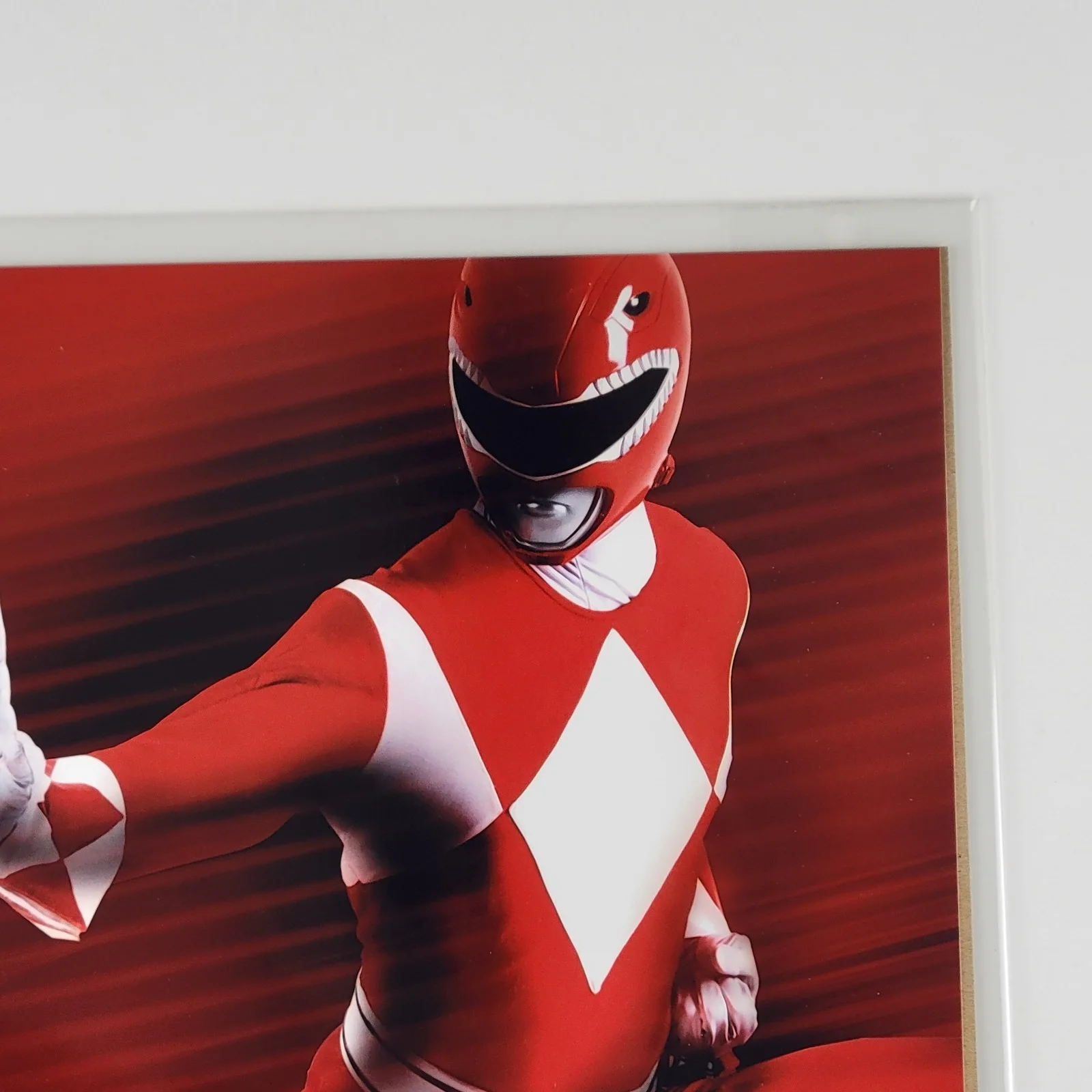 Austin St. John — Austin St. John Red Power Ranger 8x10 Photo Black Autograph Print By Bam Box COA, image 5