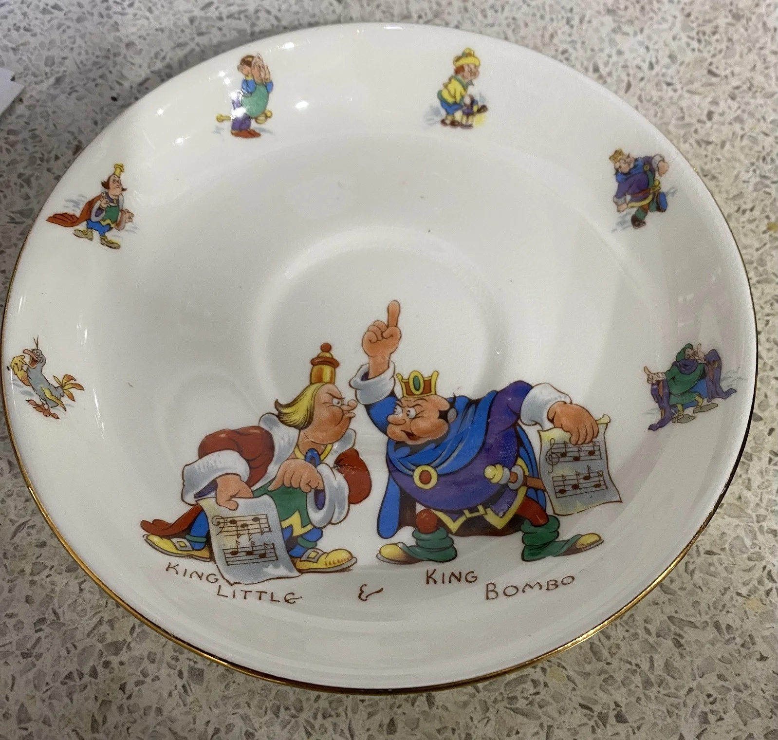 c.1939 GULLIVER'S TRAVELS FILM MEMORABILIA HAMMERSLEY & Co NURSERY CUP & SAUCER, изображение 5