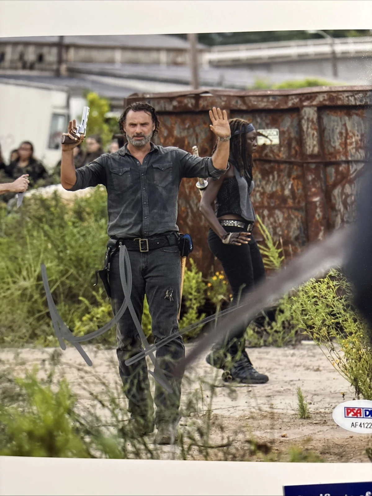 Andrew Lincoln — Andrew Lincoln Autographed Signed 8X10 Photo-The Walking Dead-PSA, изображение 3