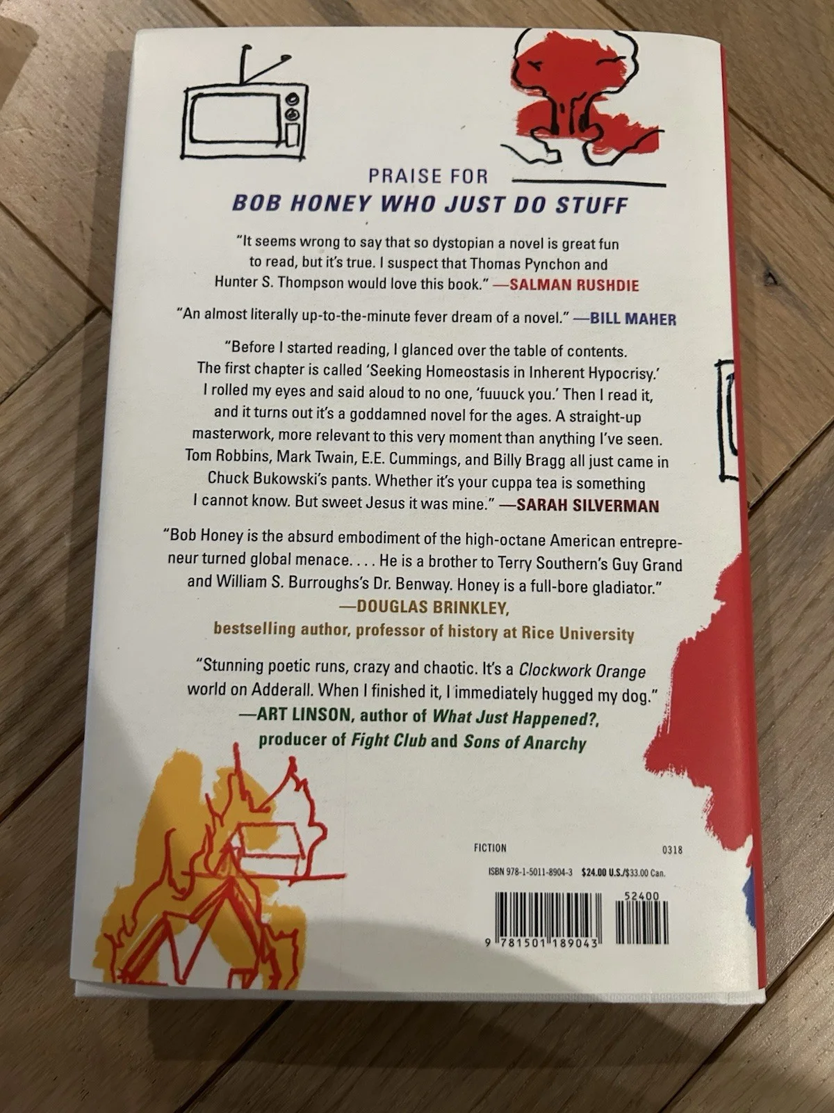 Sean Penn signed book - Bob Honey Who Just Do Stuff Hardback 1st edition, image 4