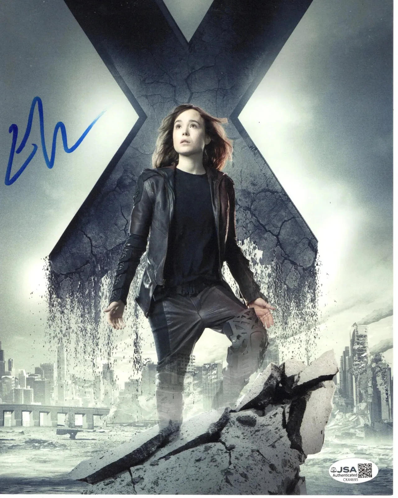 Elliot Page — Elliot Page signed 8x10 Photo Kitty Pryde X-Men Days of Future Past JSA
