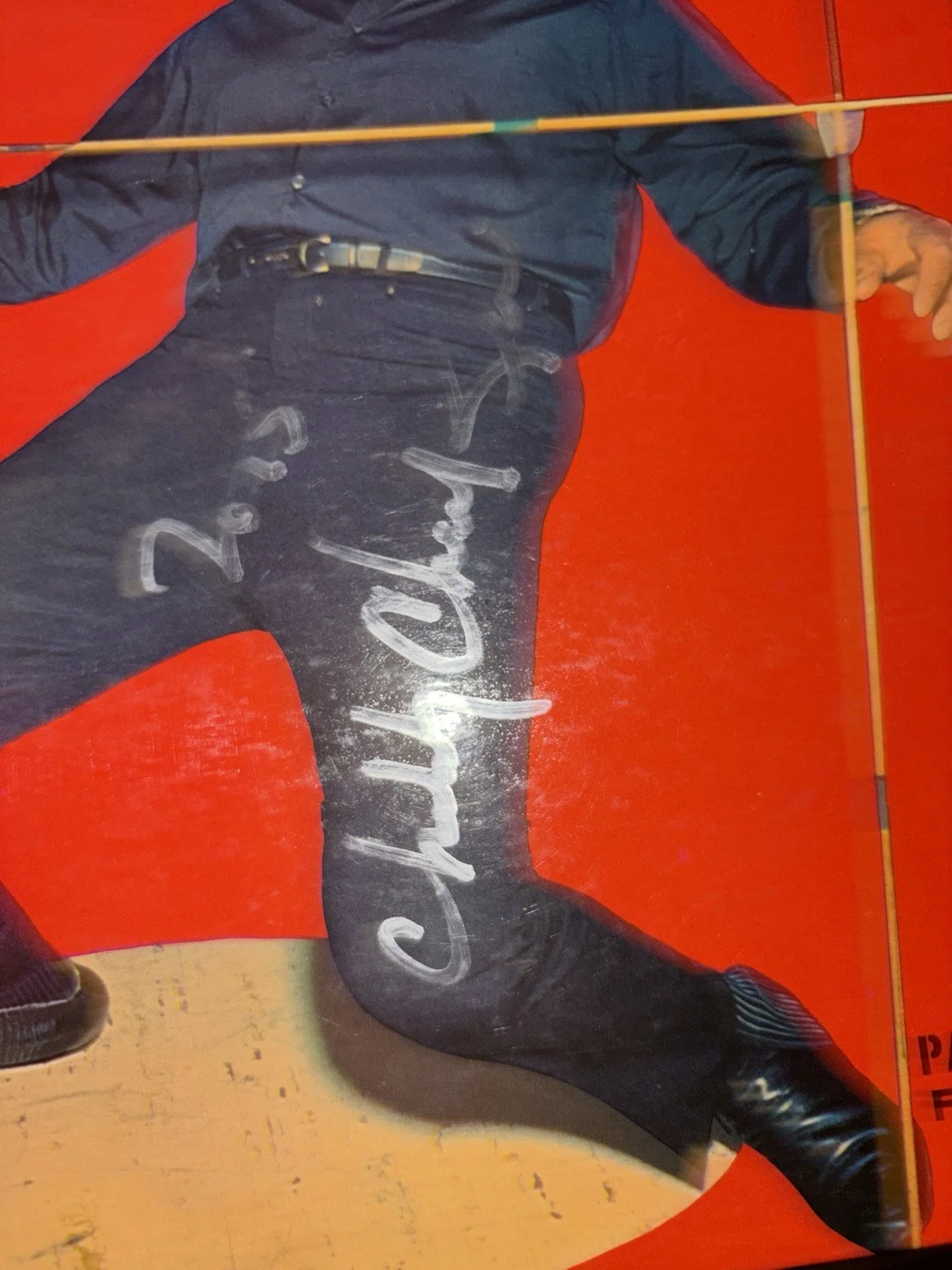 Chubby Checker signed Limbo Party LP Vinyl Autographed, image 2