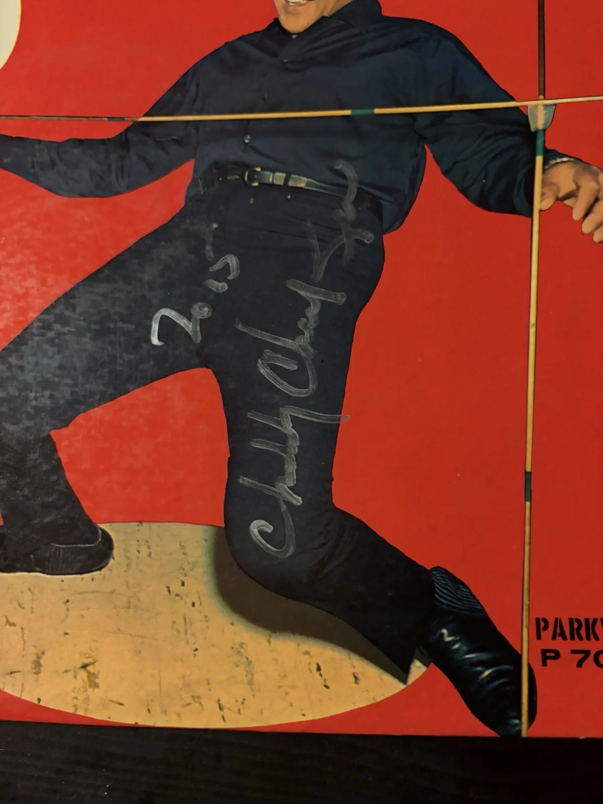 Chubby Checker signed Limbo Party LP Vinyl Autographed, image 3