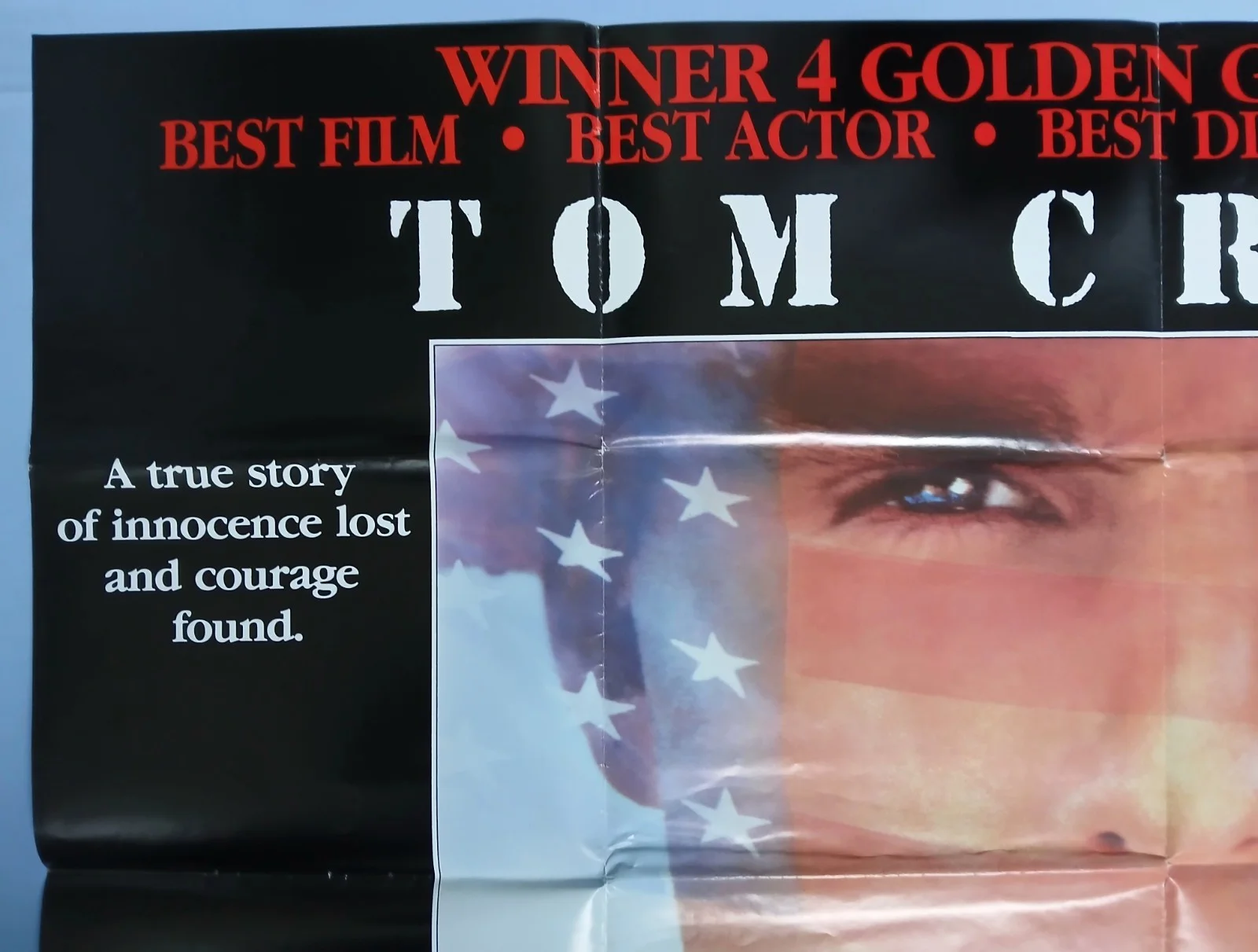 BORN ON THE FOURTH OF JULY (1989) original UK quad poster - Tom Cruise -, изображение 2