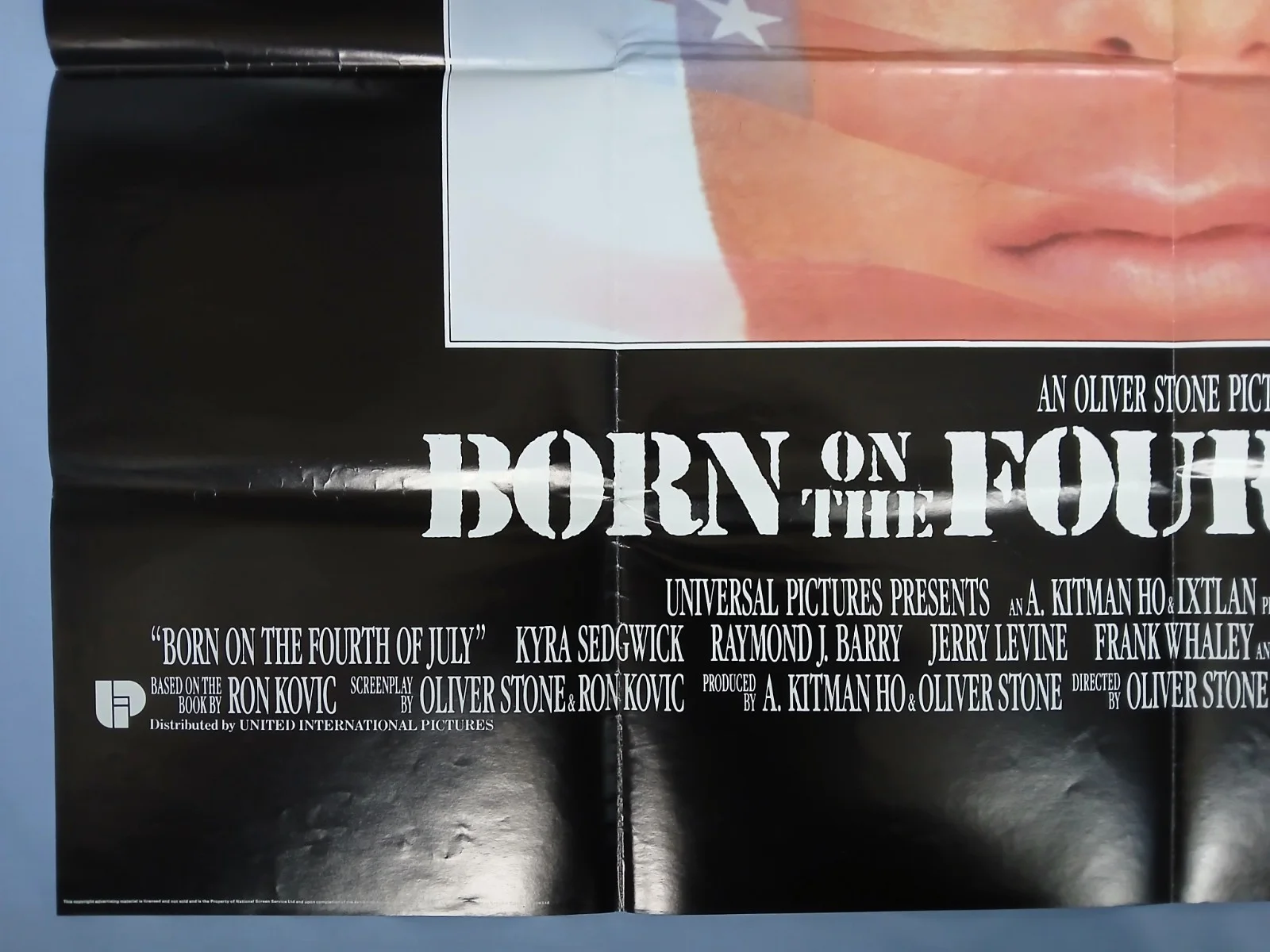 BORN ON THE FOURTH OF JULY (1989) original UK quad poster - Tom Cruise -, изображение 4