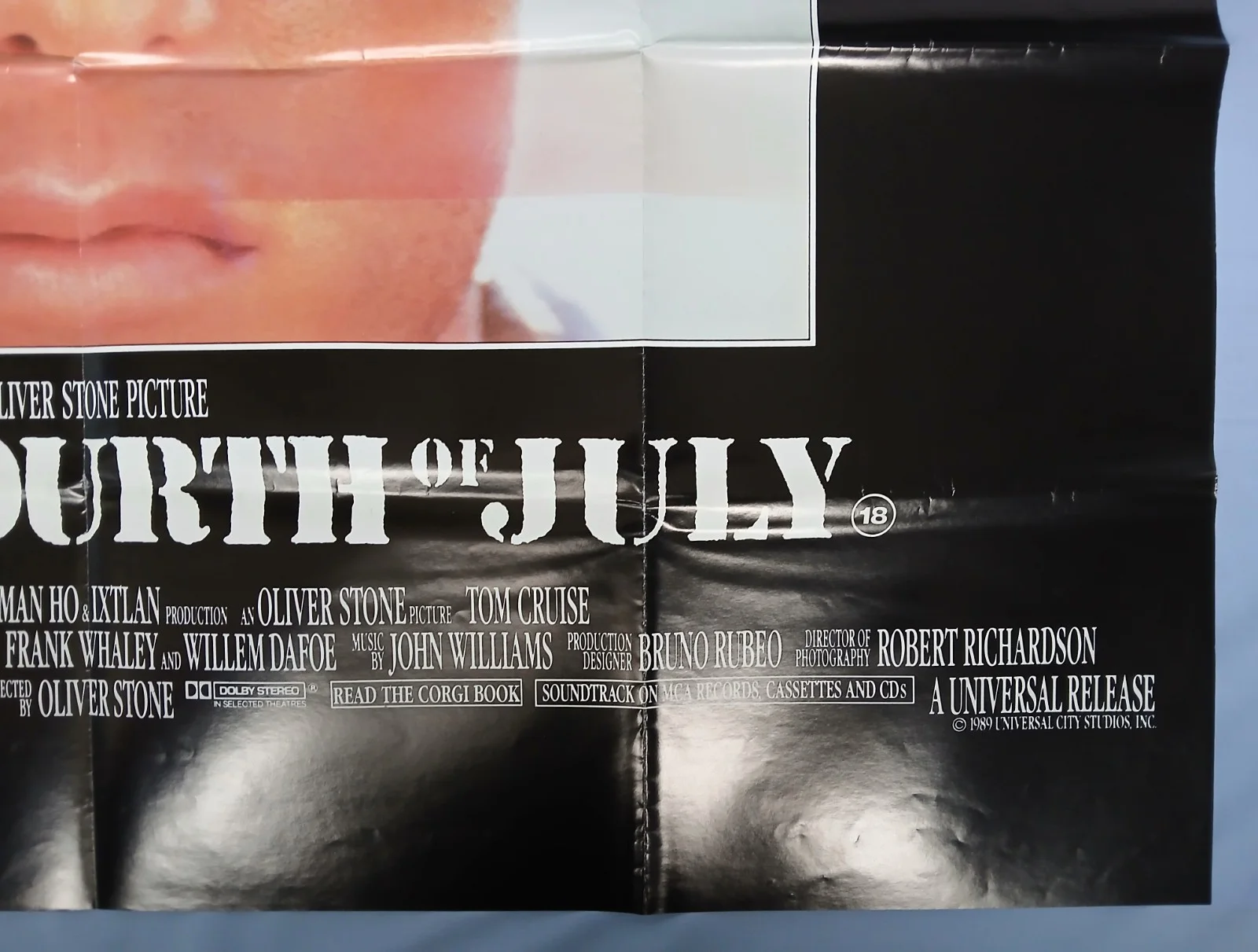 BORN ON THE FOURTH OF JULY (1989) original UK quad poster - Tom Cruise -, изображение 5