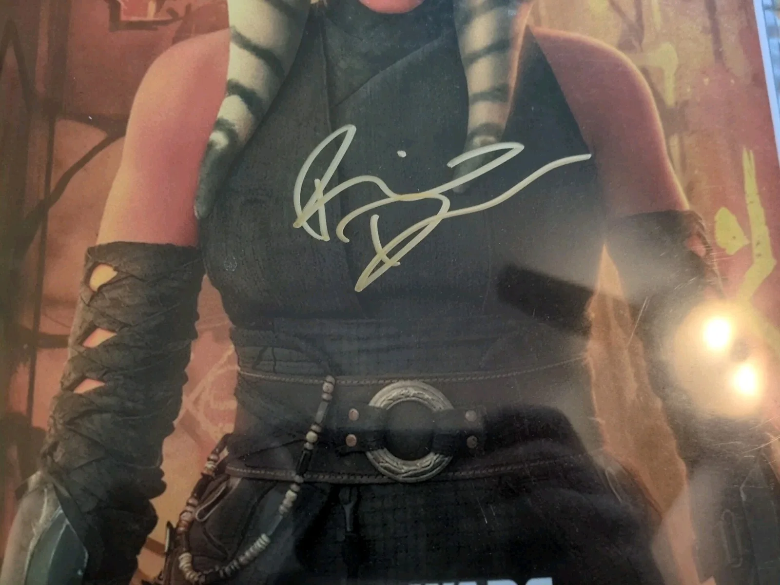 Rosario Dawson — Rosario Dawson Star Wars Ahsoka 11x17 Signed Photo With COA Autograph, изображение 5