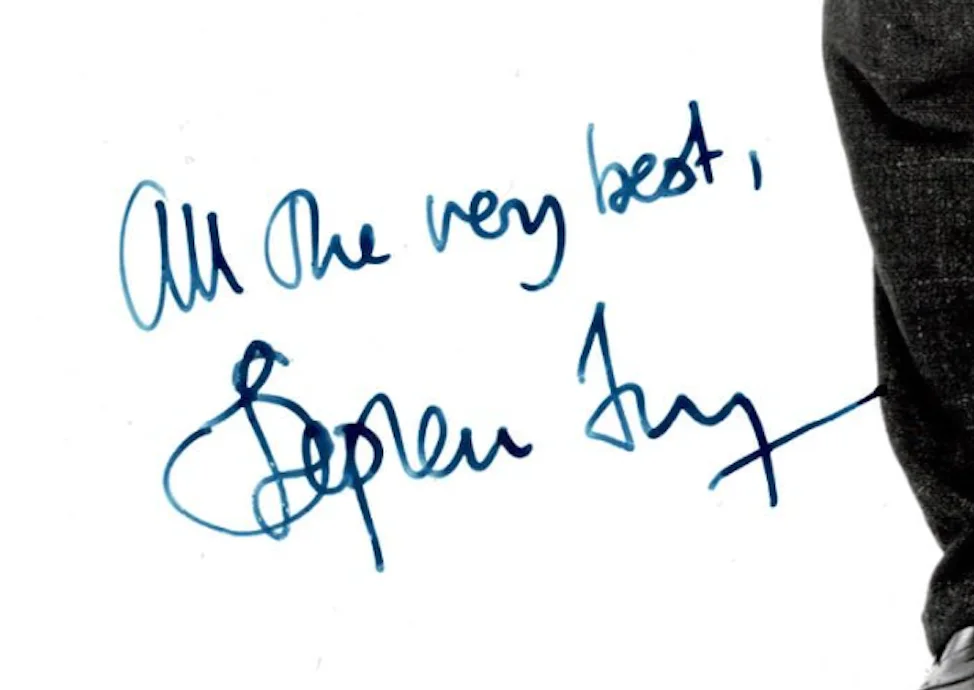 Stephen Fry — Stephen Fry Comedian Autographed Signed 8x10 Photo AMCo COA 22813, изображение 2