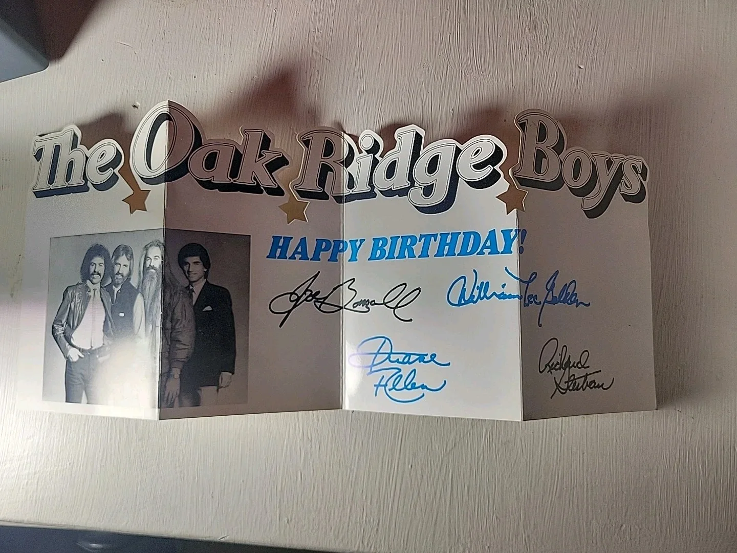 OAK RIDGE BOYS GROUP SIGNED PHOTO (ALL 4) & MORE (READ DESCRIPTION), image 4