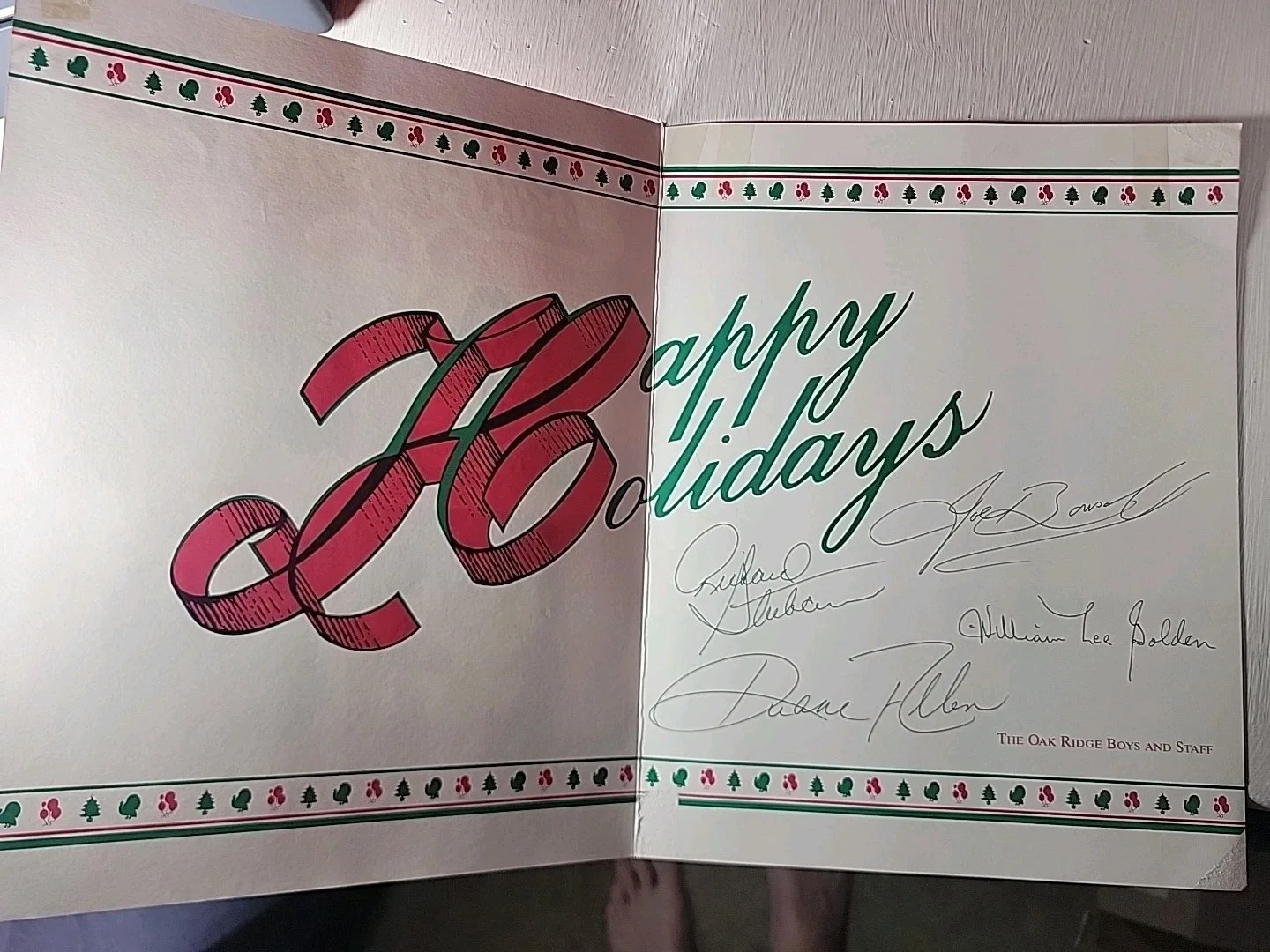OAK RIDGE BOYS GROUP SIGNED PHOTO (ALL 4) & MORE (READ DESCRIPTION), image 5