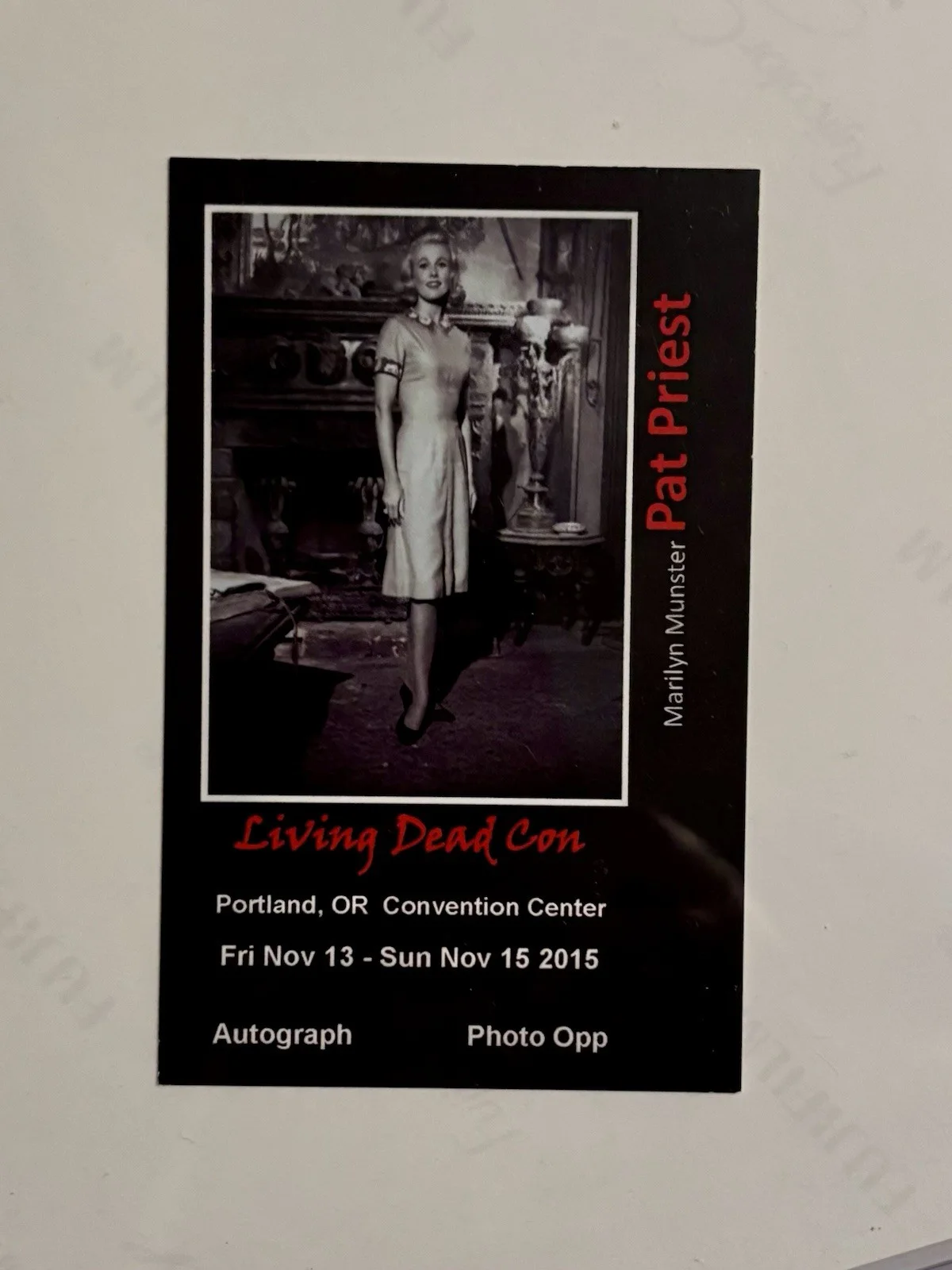 Pat Priest Signed 8x10 W/ COA, image 5