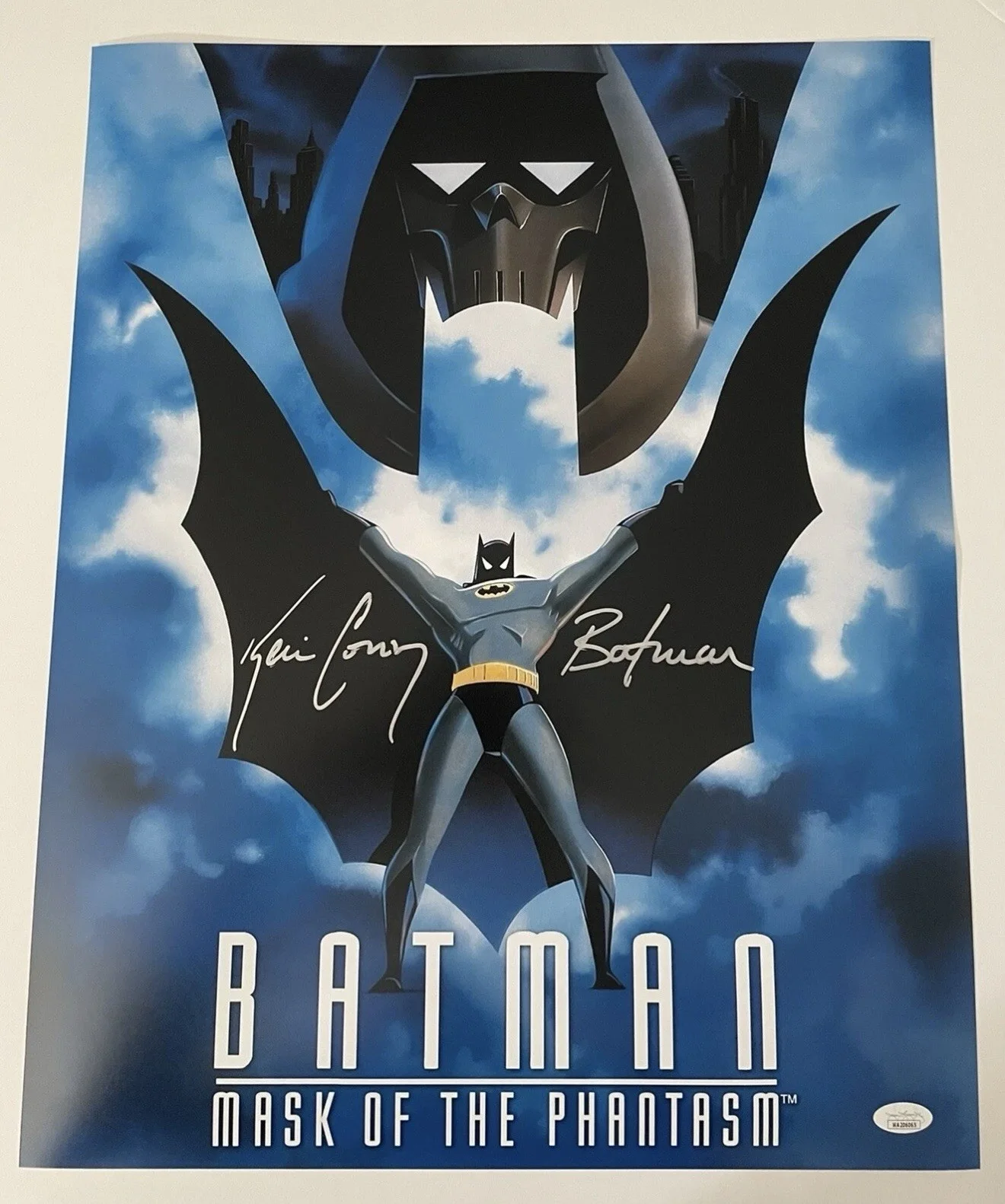 Kevin Conroy — Kevin Conroy Signed 16x20 Batman Mask of the Phantasm Authentic JSA COA WITNESS
