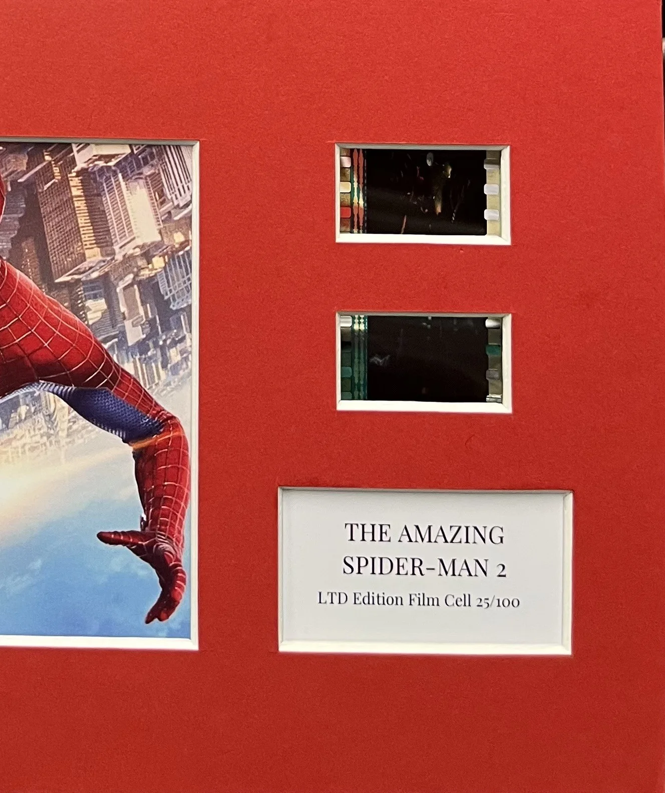 SPIDER - MAN 2. 35mm Film Cell Mounted Display, image 2