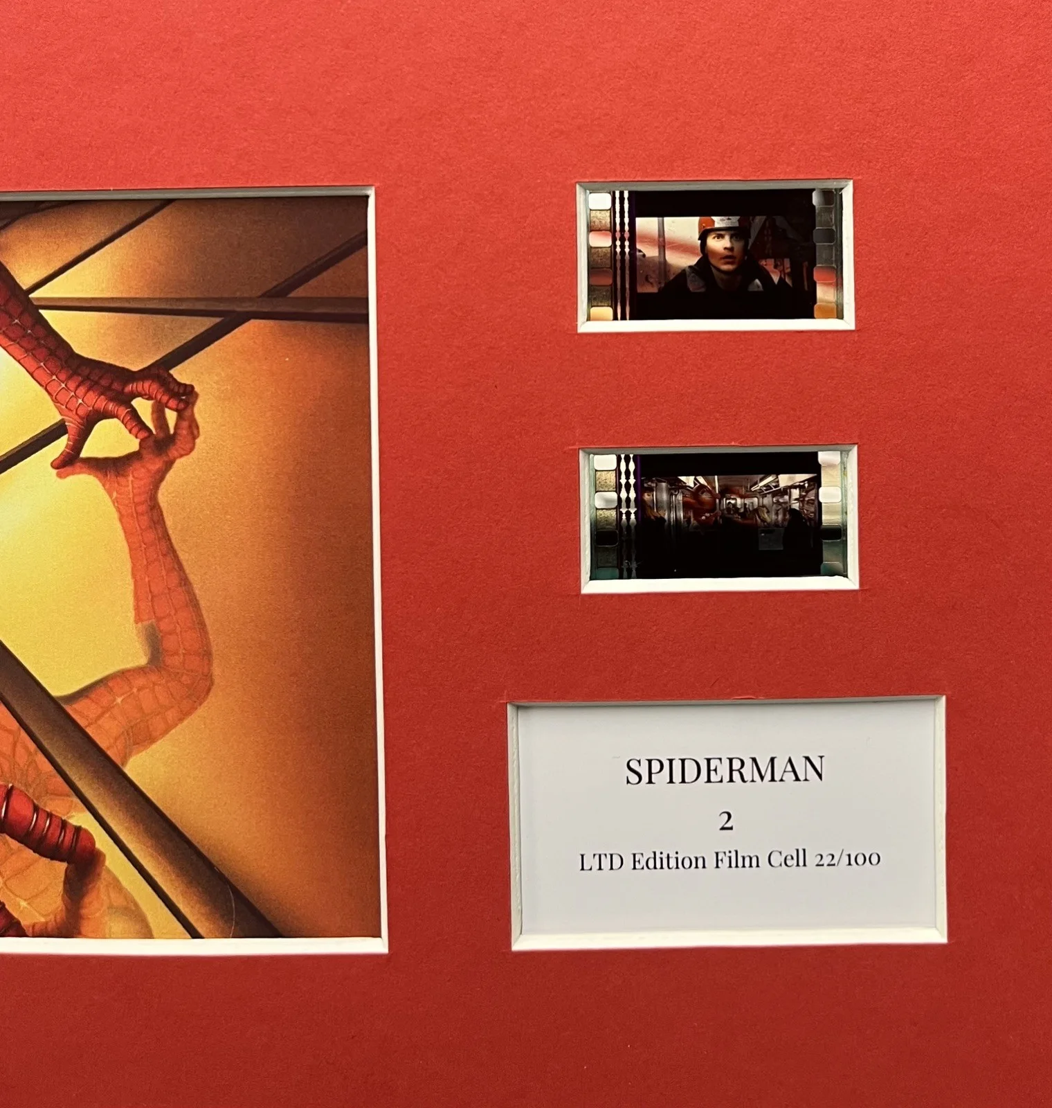SPIDER - MAN 2. 35mm Film Cell Mounted Display, image 4