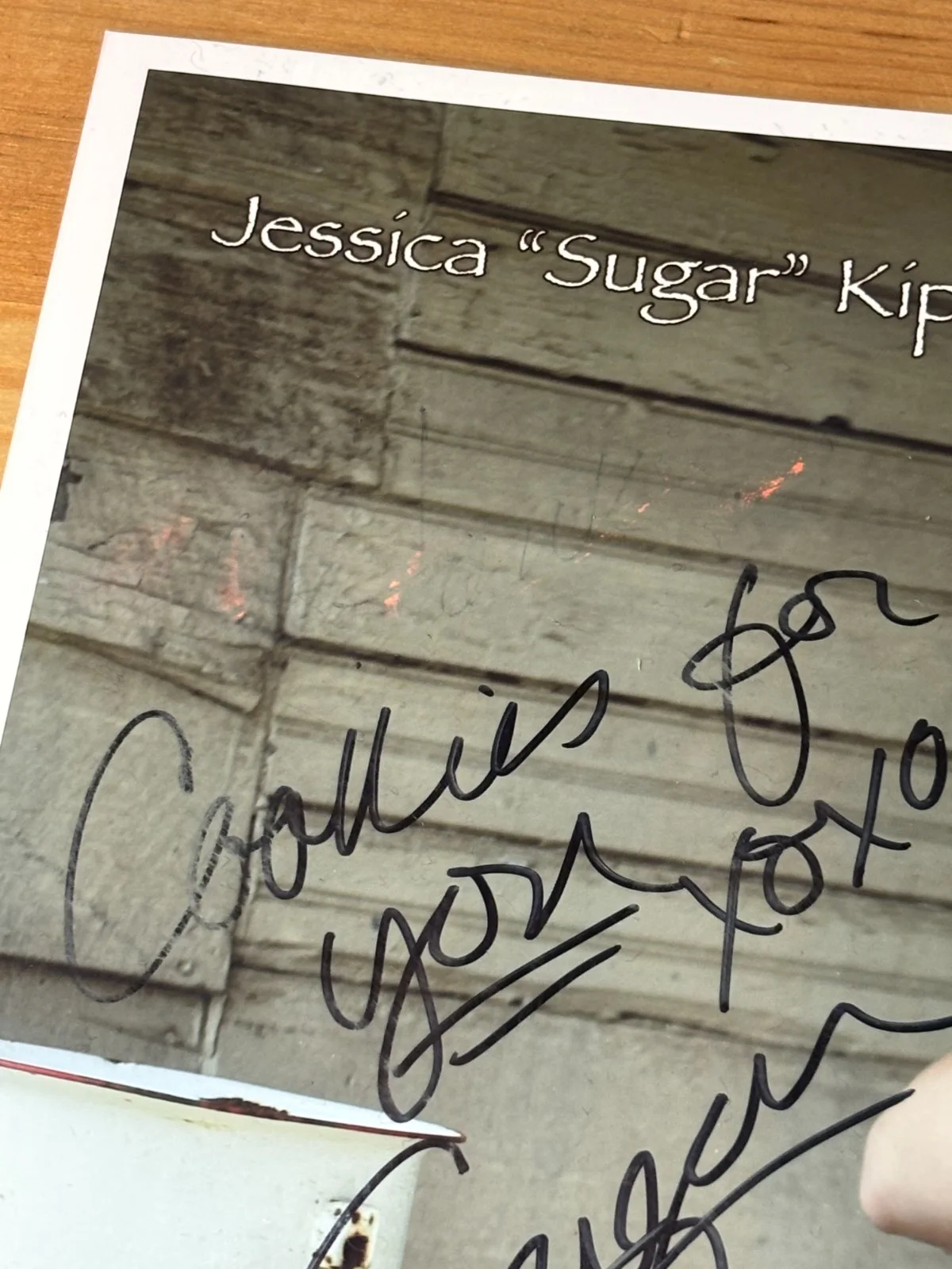 Jessica "Sugar" Kiper 8x10 Autograph Survivor Weeds Celebrity Rehab w/ Dr. Drew, изображение 3