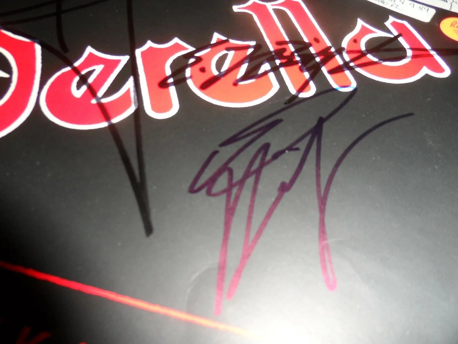 CINDERELLA AUTHENTIC SIGNED/AUTOGRAPHED UK 12" VINYL ENTIRE BAND JSA CERTIFIED, изображение 3