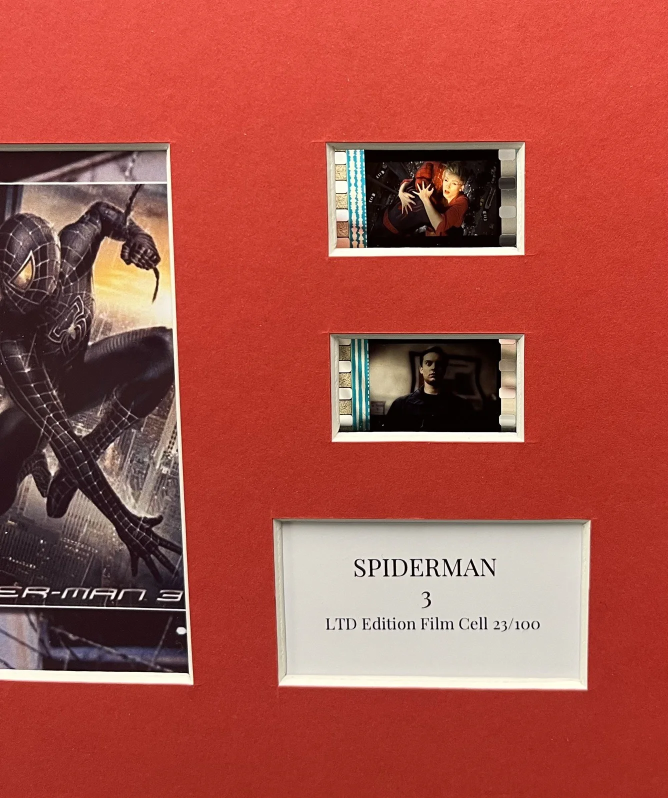 SPIDER - MAN 3. 35mm Film Cell Mounted Display, image 3