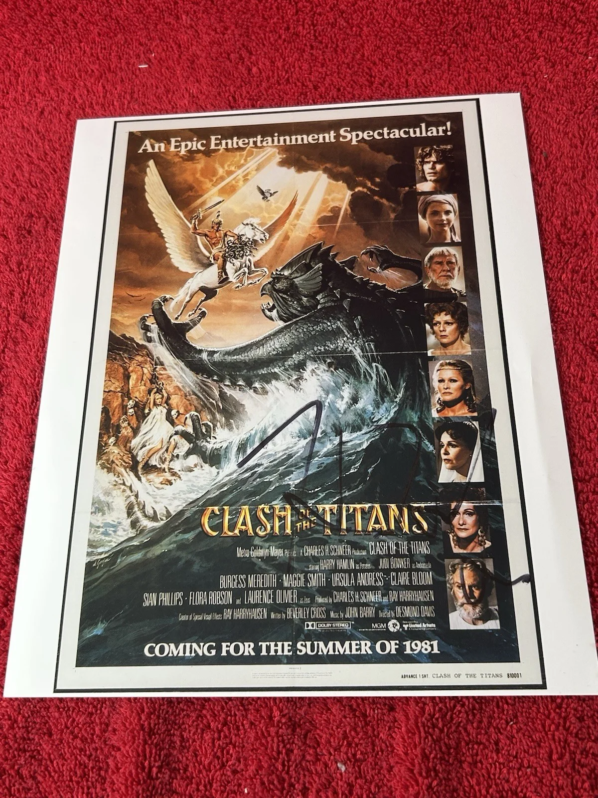 Harry Hamlin — HARRY HAMLIN Hand Signed Autograph 8X10 Photo CLASH OF THE TITANS