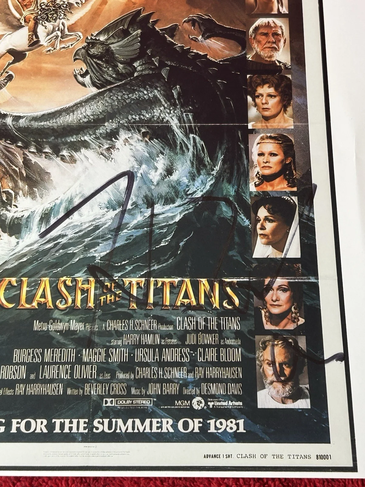 Harry Hamlin — HARRY HAMLIN Hand Signed Autograph 8X10 Photo CLASH OF THE TITANS, image 2