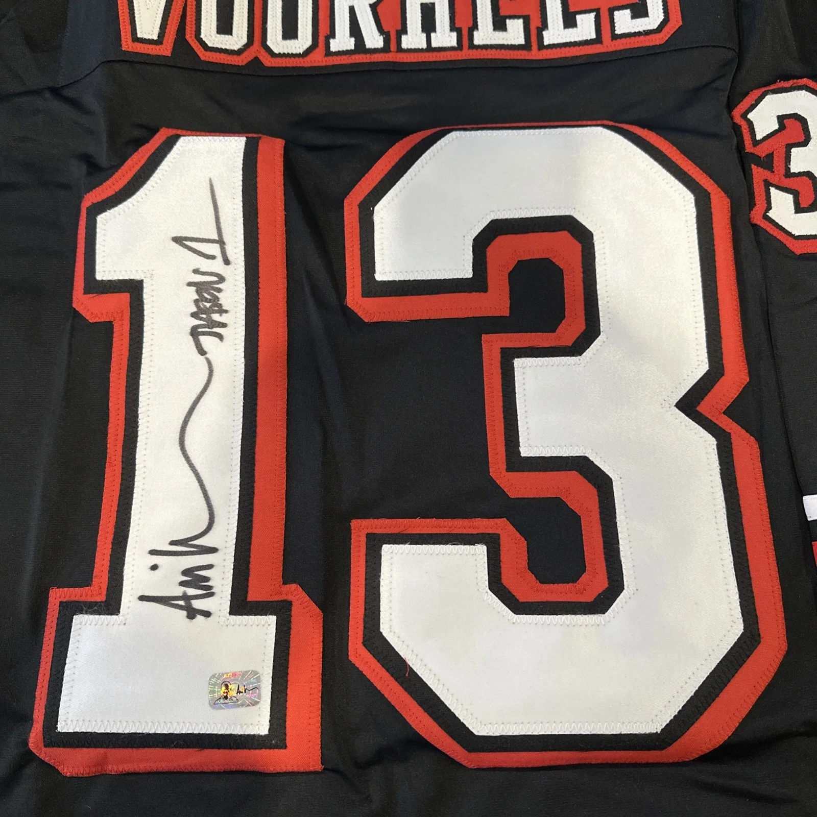 Ari Lehman — Ari Lehman Jason Voorhees Signed Hockey Jersey Friday The 13th Long Sleeve, изображение 3