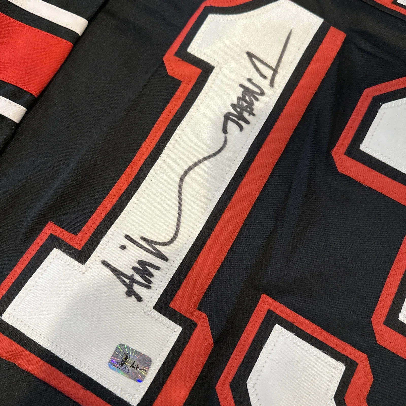 Ari Lehman — Ari Lehman Jason Voorhees Signed Hockey Jersey Friday The 13th Long Sleeve, изображение 4