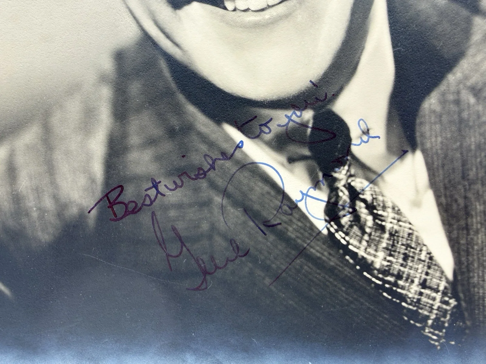 Gene Raymond Vintage Signed Photo / Autographed Actor 8x10, image 2