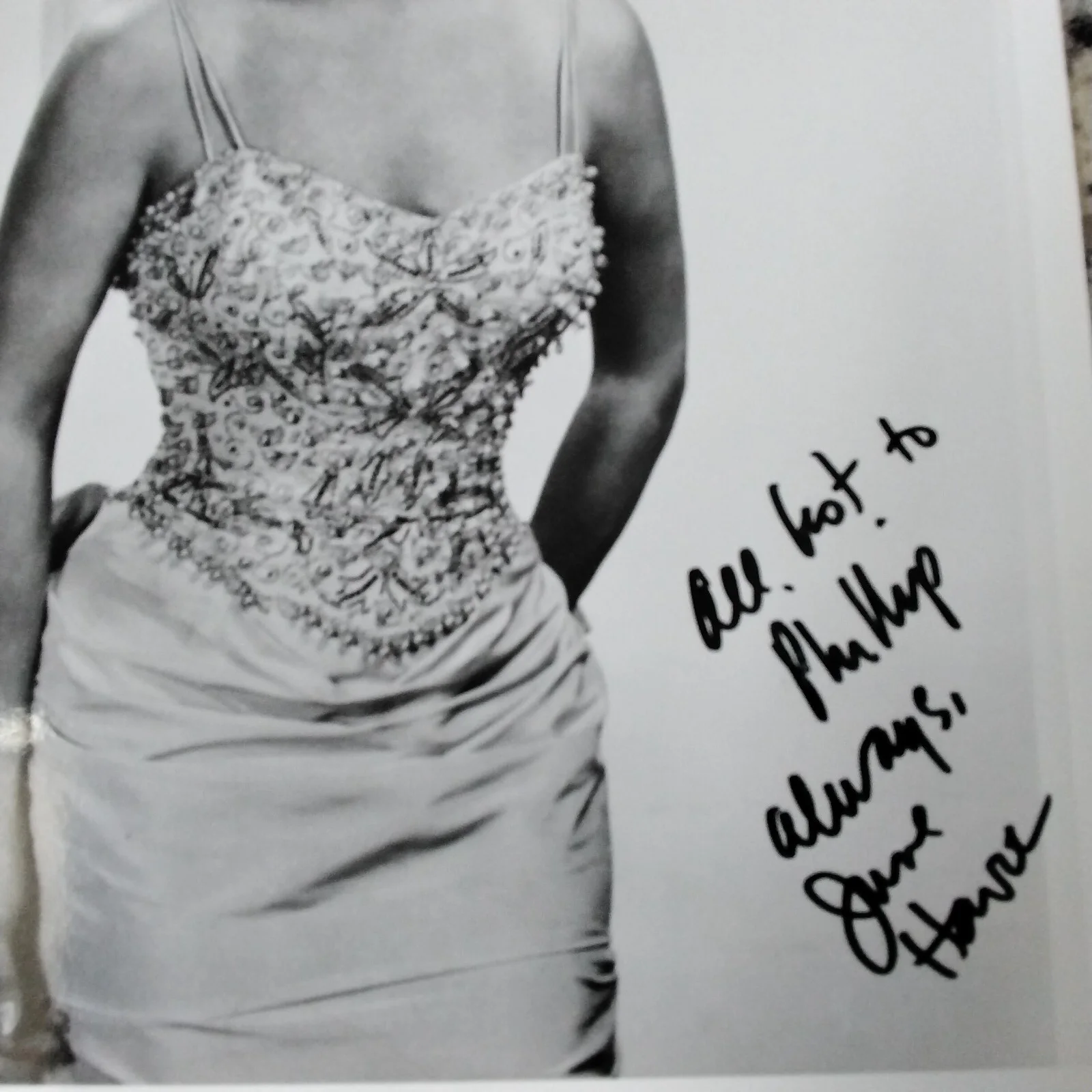 June Havoc SIGNED 8x10 Photo Movie Actress Gypsy Rose Lee Sister Pal Joey, изображение 3