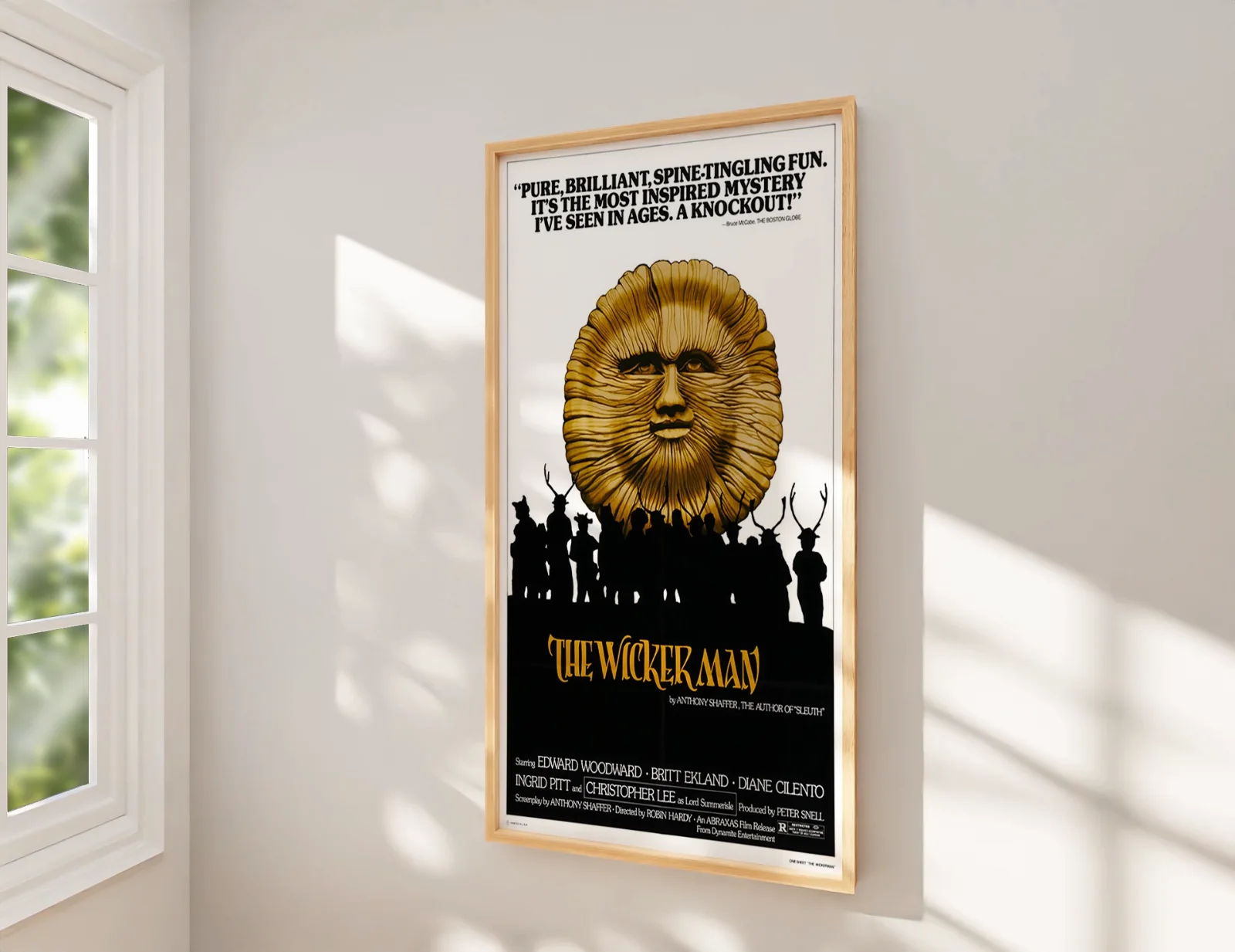 The Wicker Man 1973 Christopher Lee - Restored 27.2" x 41" US One Sheet, image 2