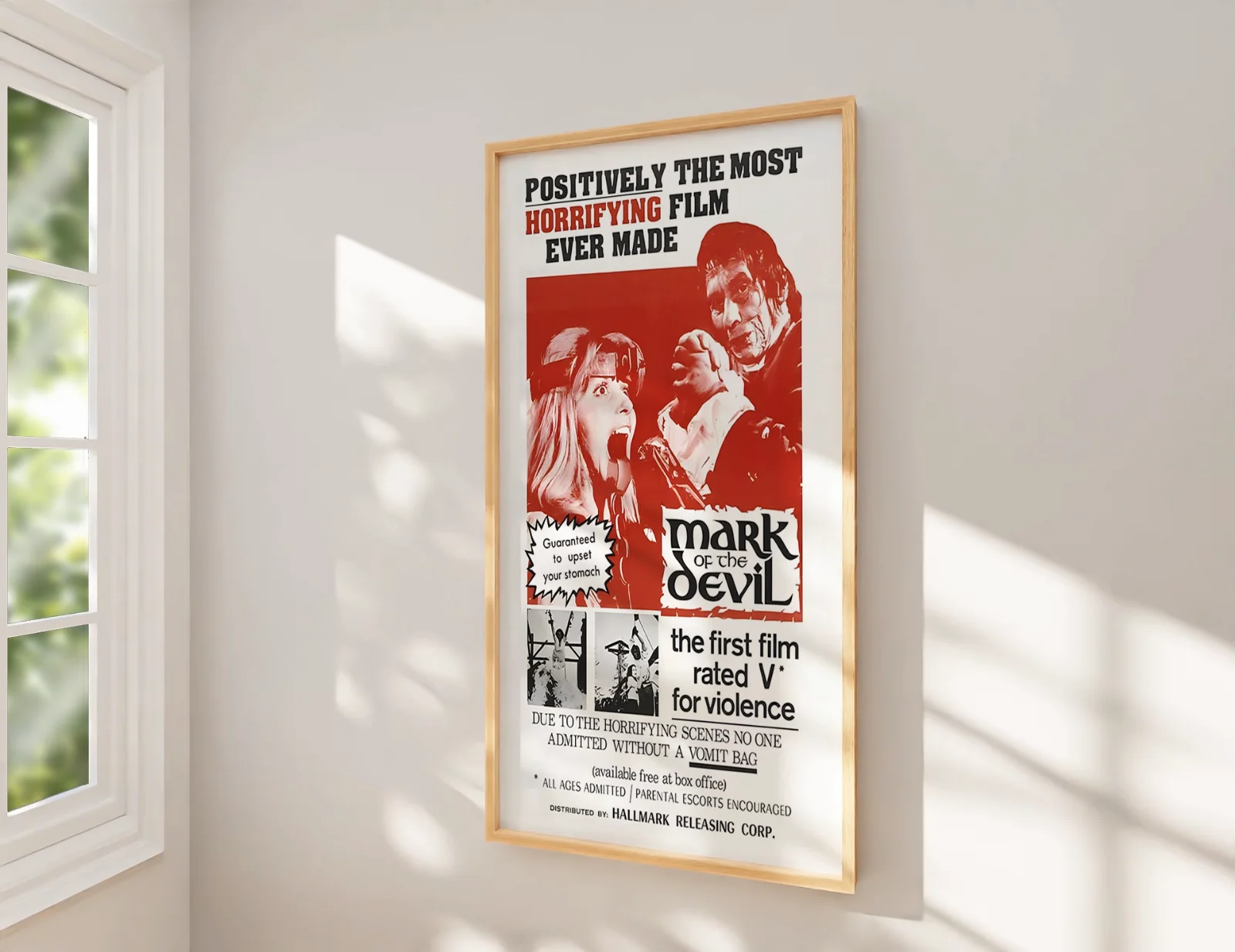 Mark Of The Devil 1970 Herbert Lom Udo Kier - Restored 27.2" x 41" US One Sheet, изображение 2