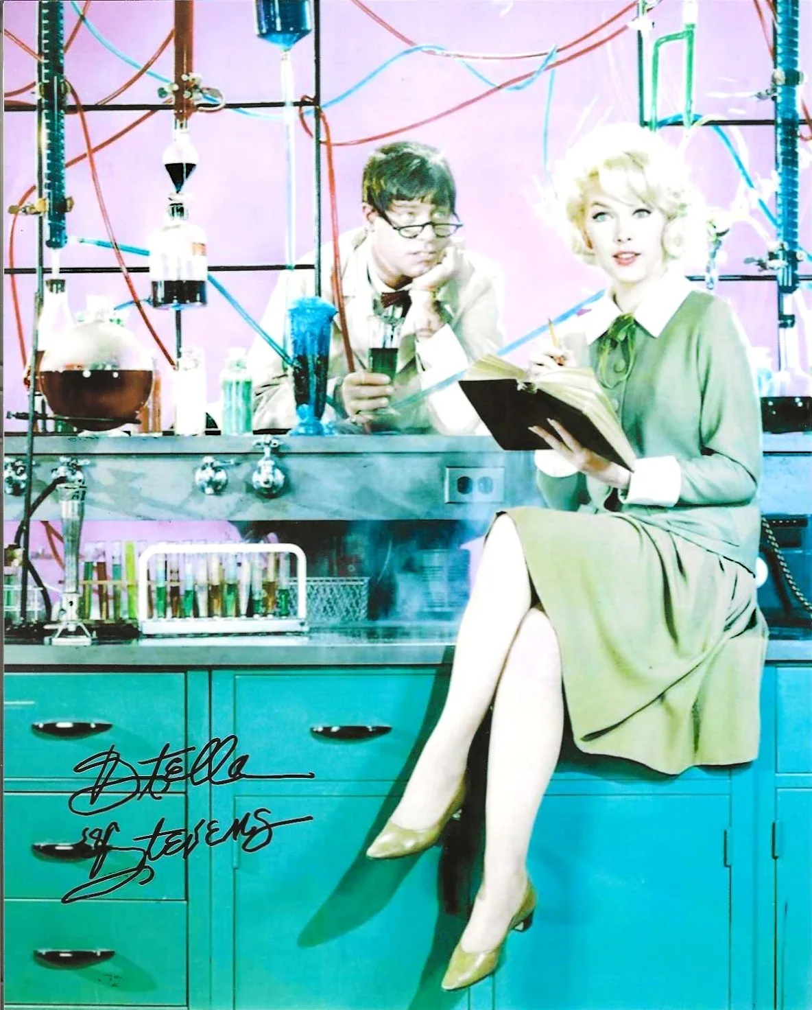Stella Stevens — STELLA STEVENS - Color 8 x 10 - LOVELY - in Person