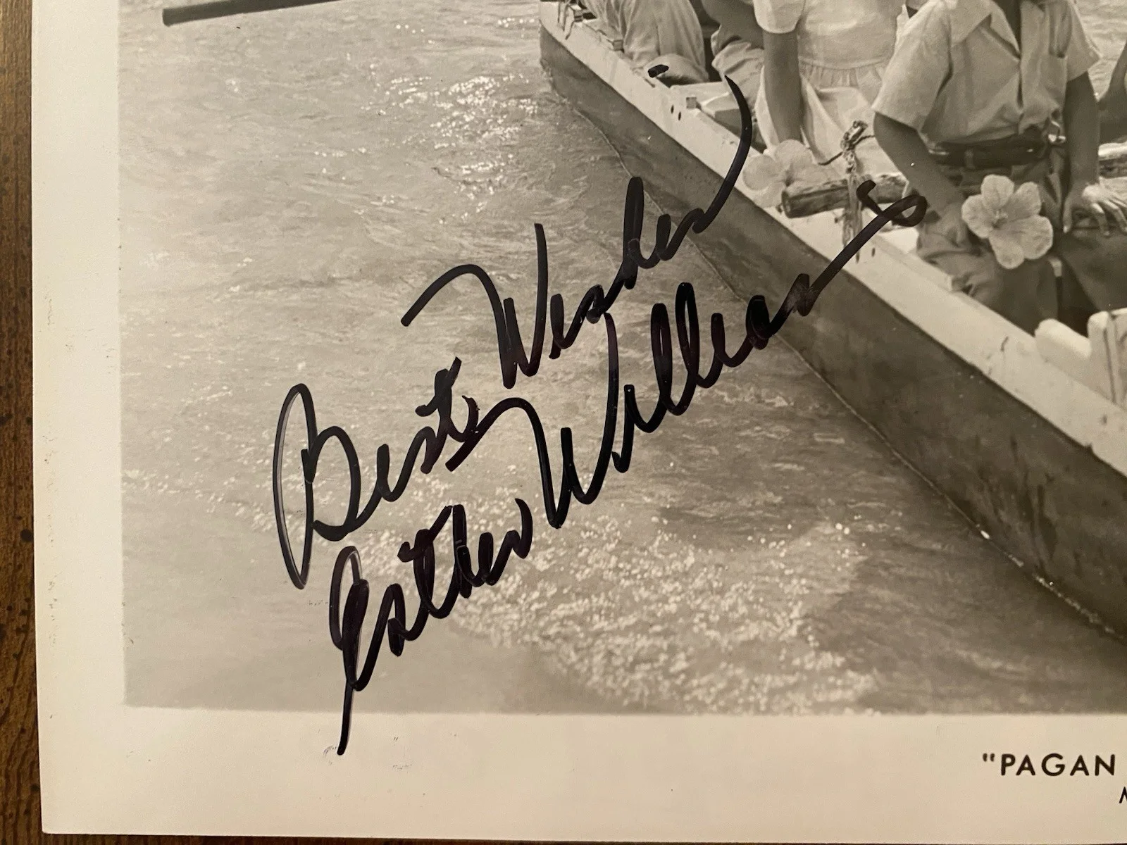 Esther Williams, Howard Keel — Esther Williams Howard Keel Signed Autographed Photo With COA Pagan Love Song, image 2