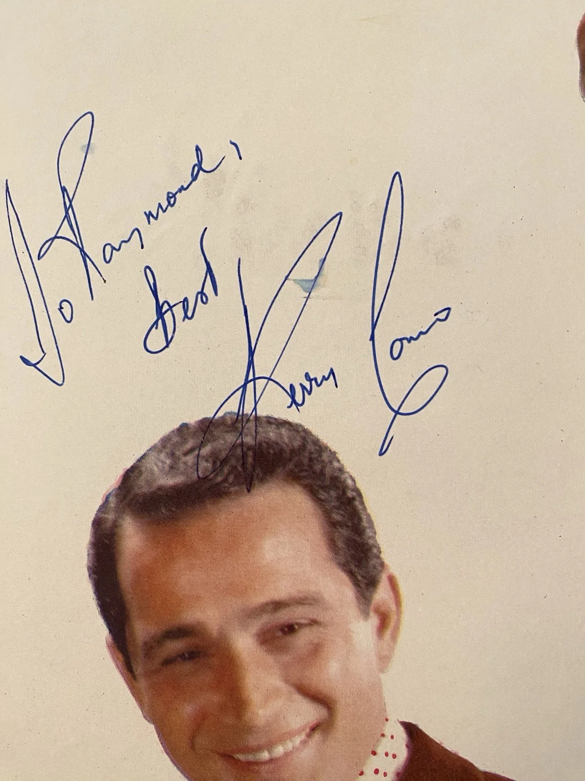 Dinah Shore Perry Como Signed Autographed Photo With COA Music Singers TV Stars, image 2