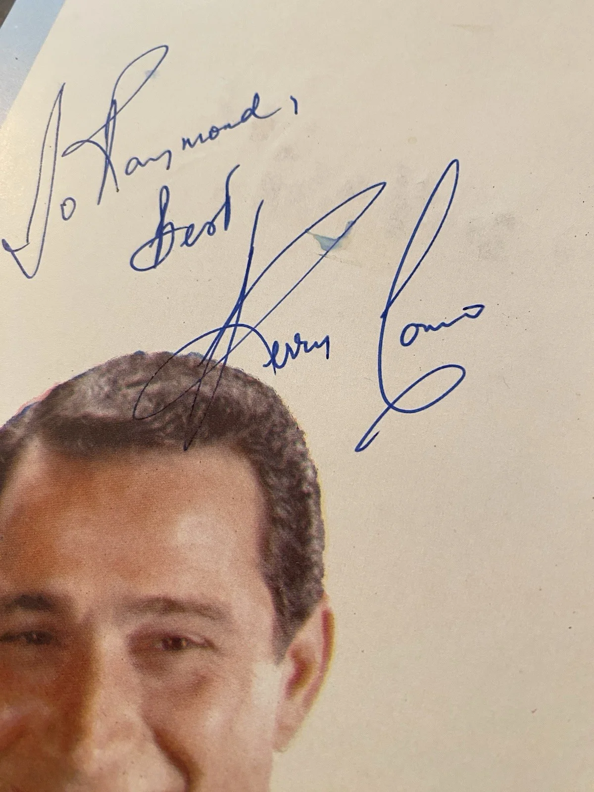 Dinah Shore Perry Como Signed Autographed Photo With COA Music Singers TV Stars, image 3