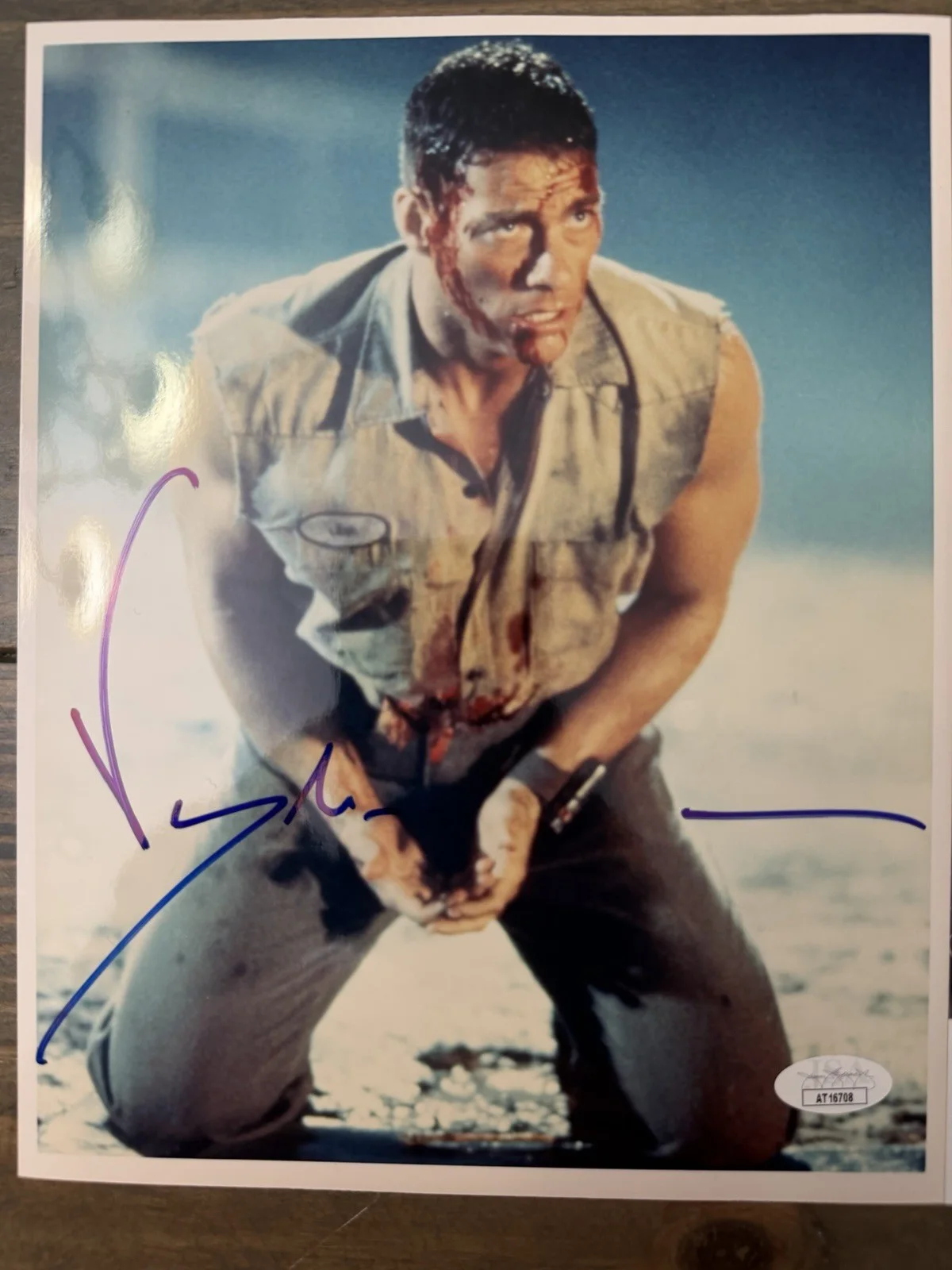🎬🔥 Jean-Claude Van Damme Signed 8x10 Photo – JSA Certified 🔥🎬, изображение 3