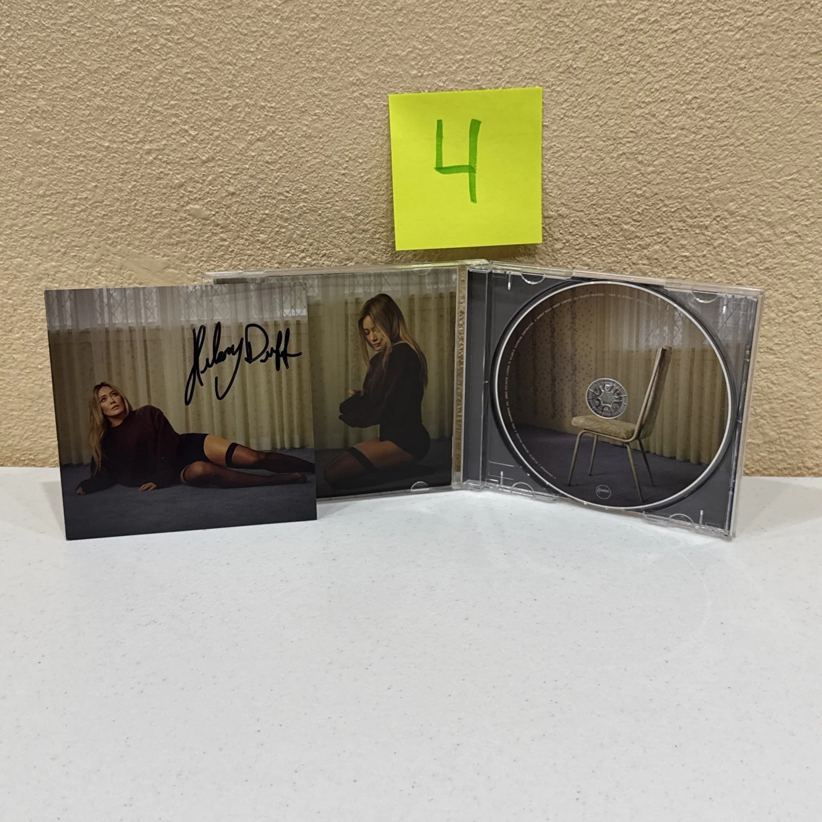 *SIGNED* Hilary Duff Luck Or Something CD Autographed Insert Sealed In Hand, image 2