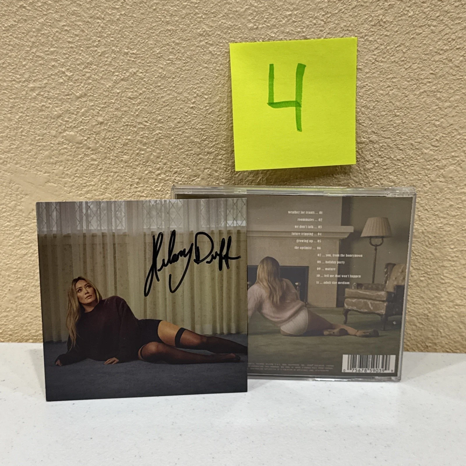 *SIGNED* Hilary Duff Luck Or Something CD Autographed Insert Sealed In Hand, image 3