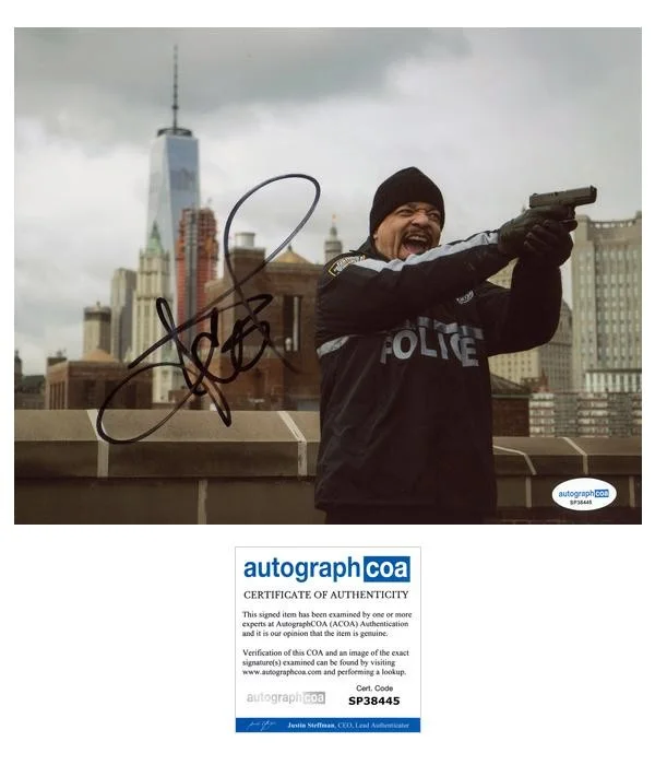 Ice-T — Ice-T "Law & Order: SVU" AUTOGRAPH Signed 'Detective Tutuola' 8x10 Photo D ACOA