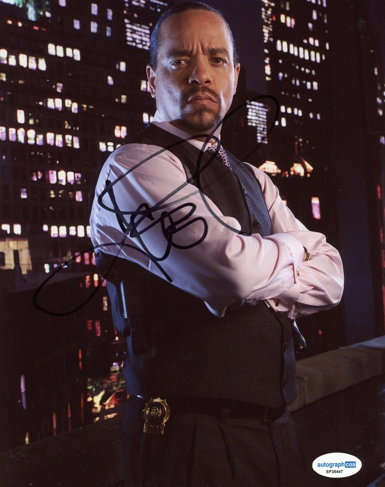 Ice-T — Ice-T "Law & Order: SVU" AUTOGRAPH Signed 'Detective Tutuola' 8x10 Photo H ACOA, изображение 2
