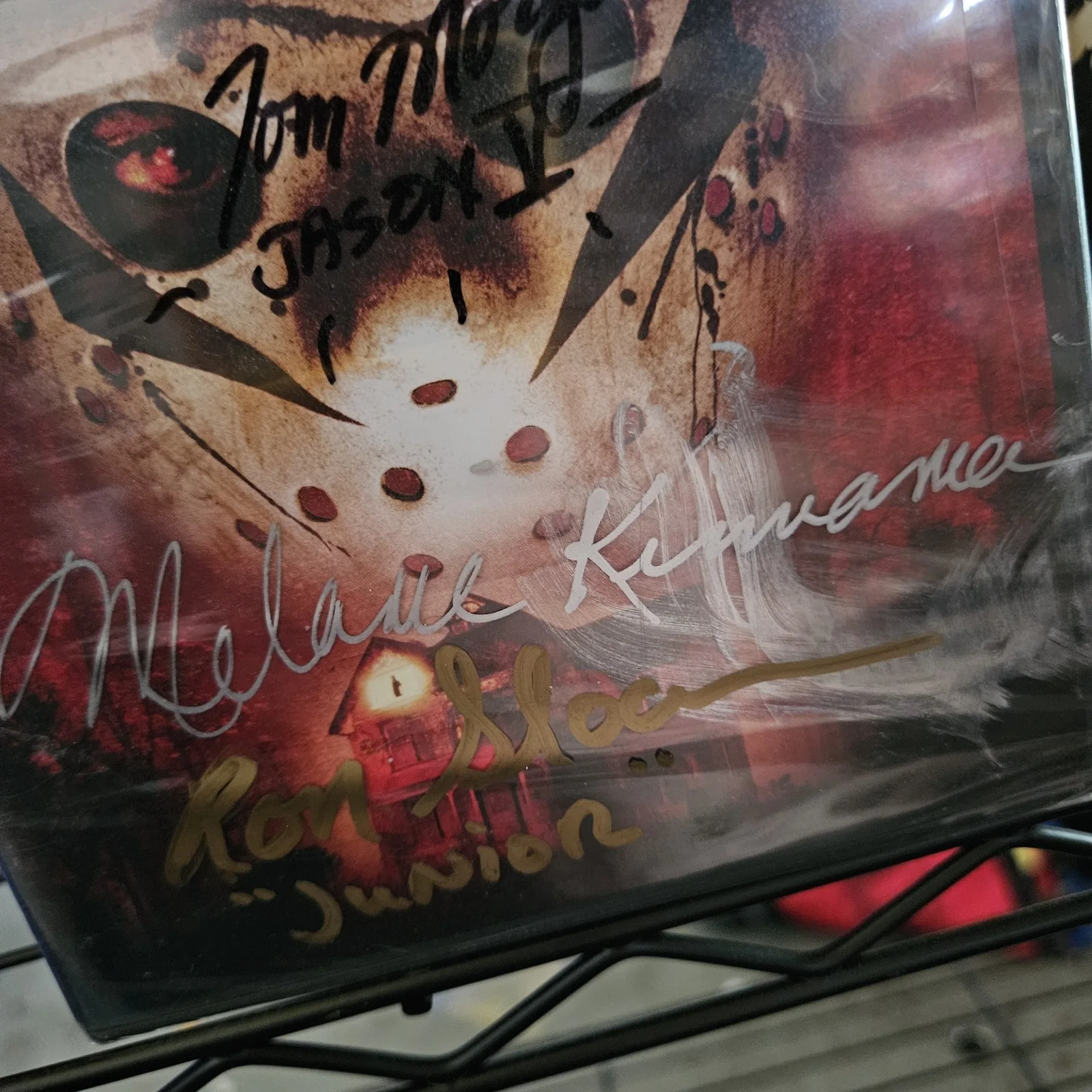 SIGNED FRIDAY THE 13TH PART 5 DVD JASON 4X CAST - MORGA, KINNAMAN, SLOAN, & ROSS, image 4