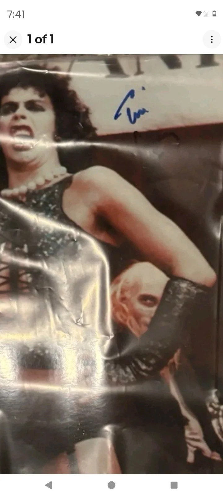 Tim Curry — Tim Curry in Rocky Horror Picture Show signed autographed 10x15 Photo PSA COA, image 2