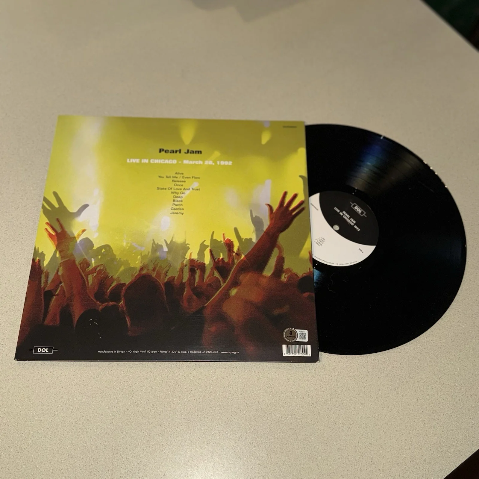 EDDIE VEDDER PEARL JAM signed autographed LIVE IN CHICAGO ALBUM BECKETT BAS COA, image 4