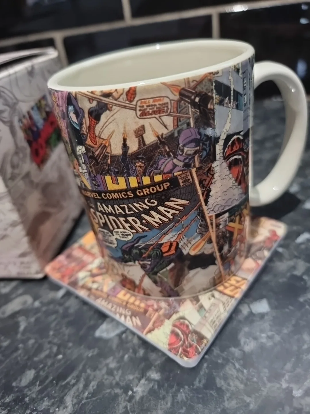 New Marvel BB designs Mug 2011 Superheroes Action heroes , Mug & Coaster set., image 5