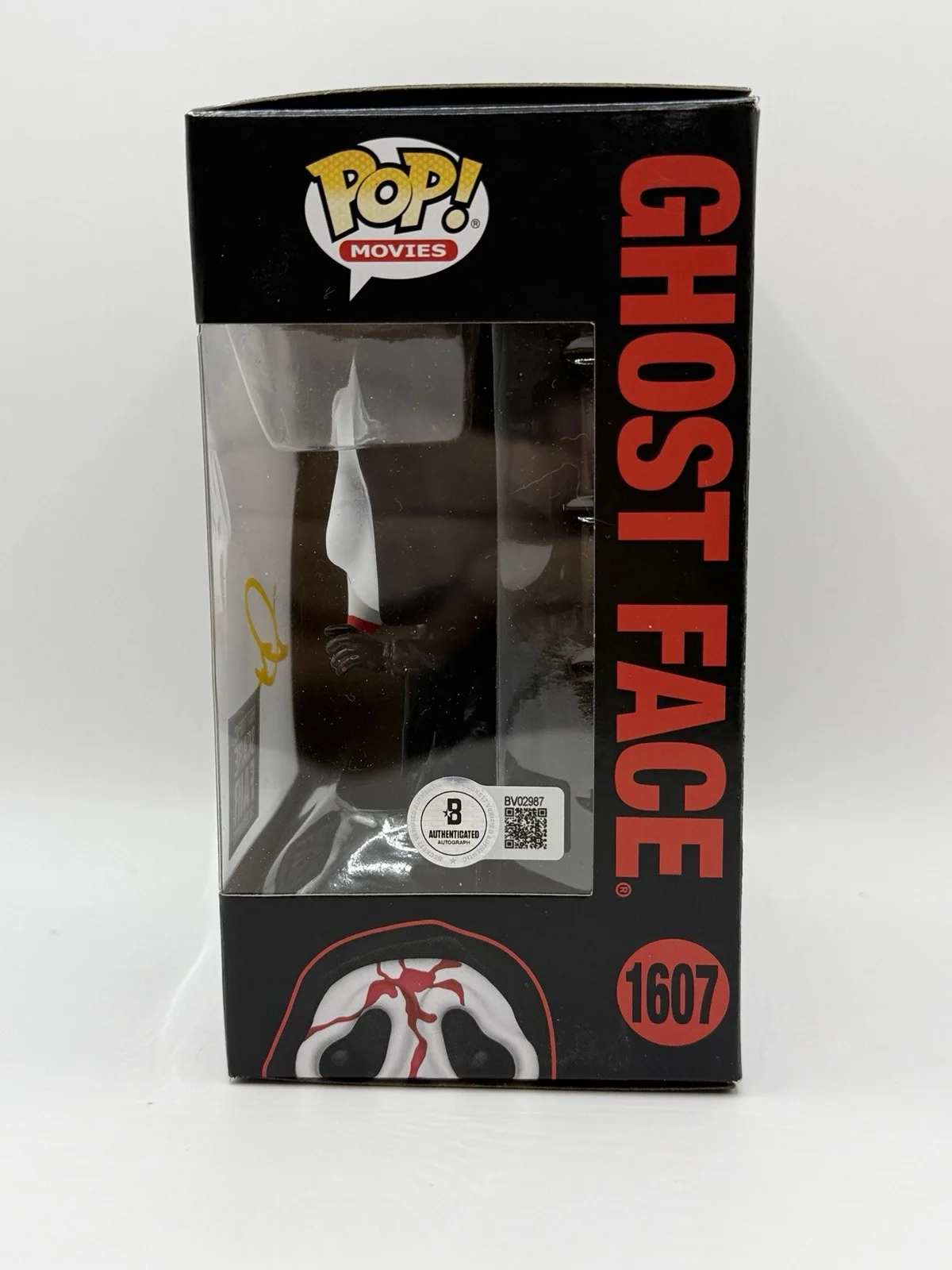 JACK QUAID SIGNED HOT TOPIC EXCLUSIVE GHOSTFACE SCREAM FUNKO POP - BECKETT COA, изображение 2