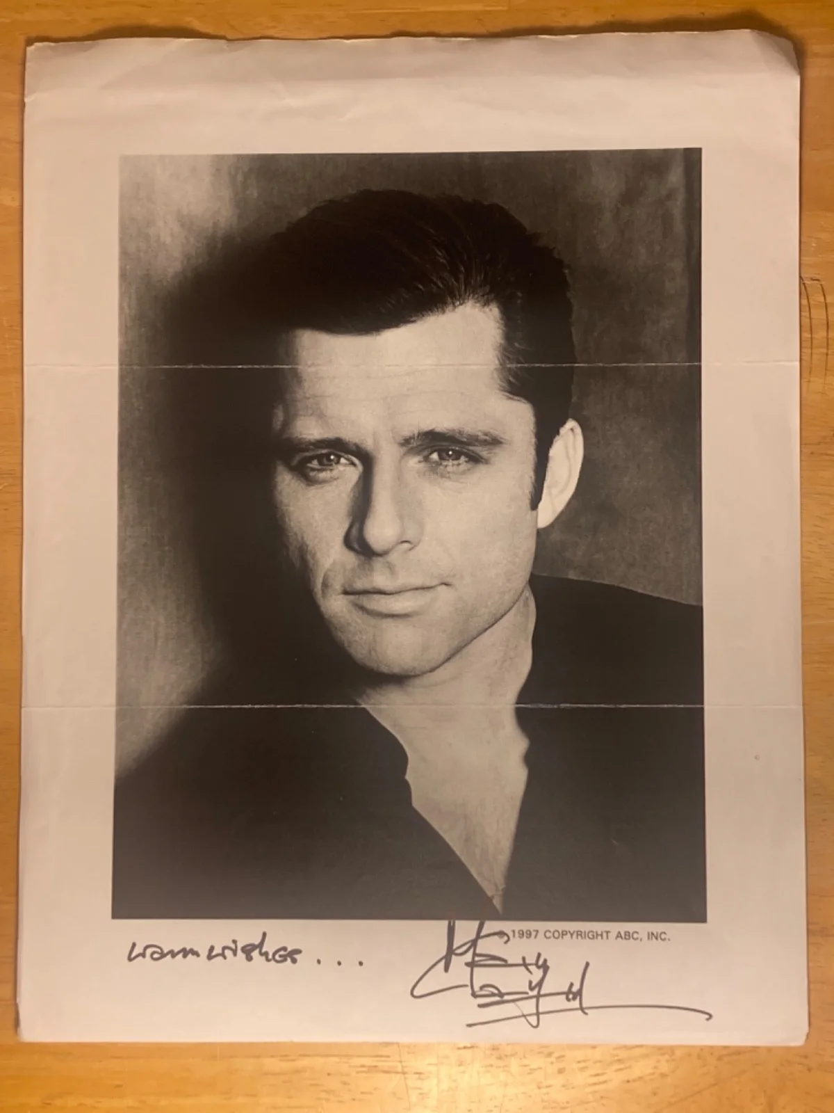 Hand SIGNED Maxwell Caulfield 8.5x11 (Low Qual) Print (not glossy photo) Dynasty, изображение 2