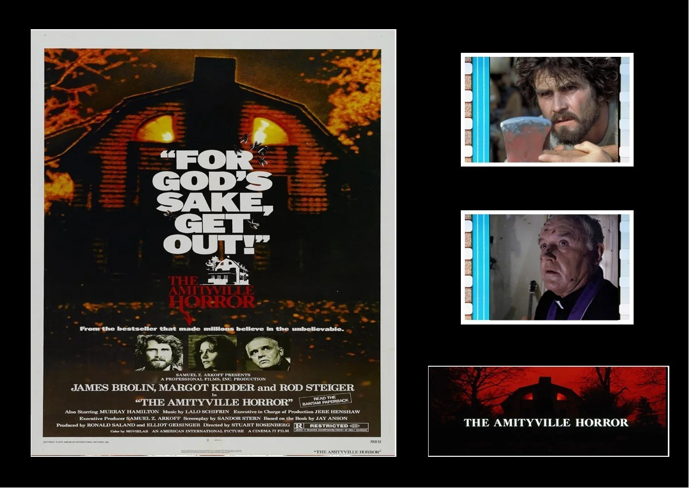 The Amityville Horror Film Cell Signed Stunning Display With COA, изображение 3
