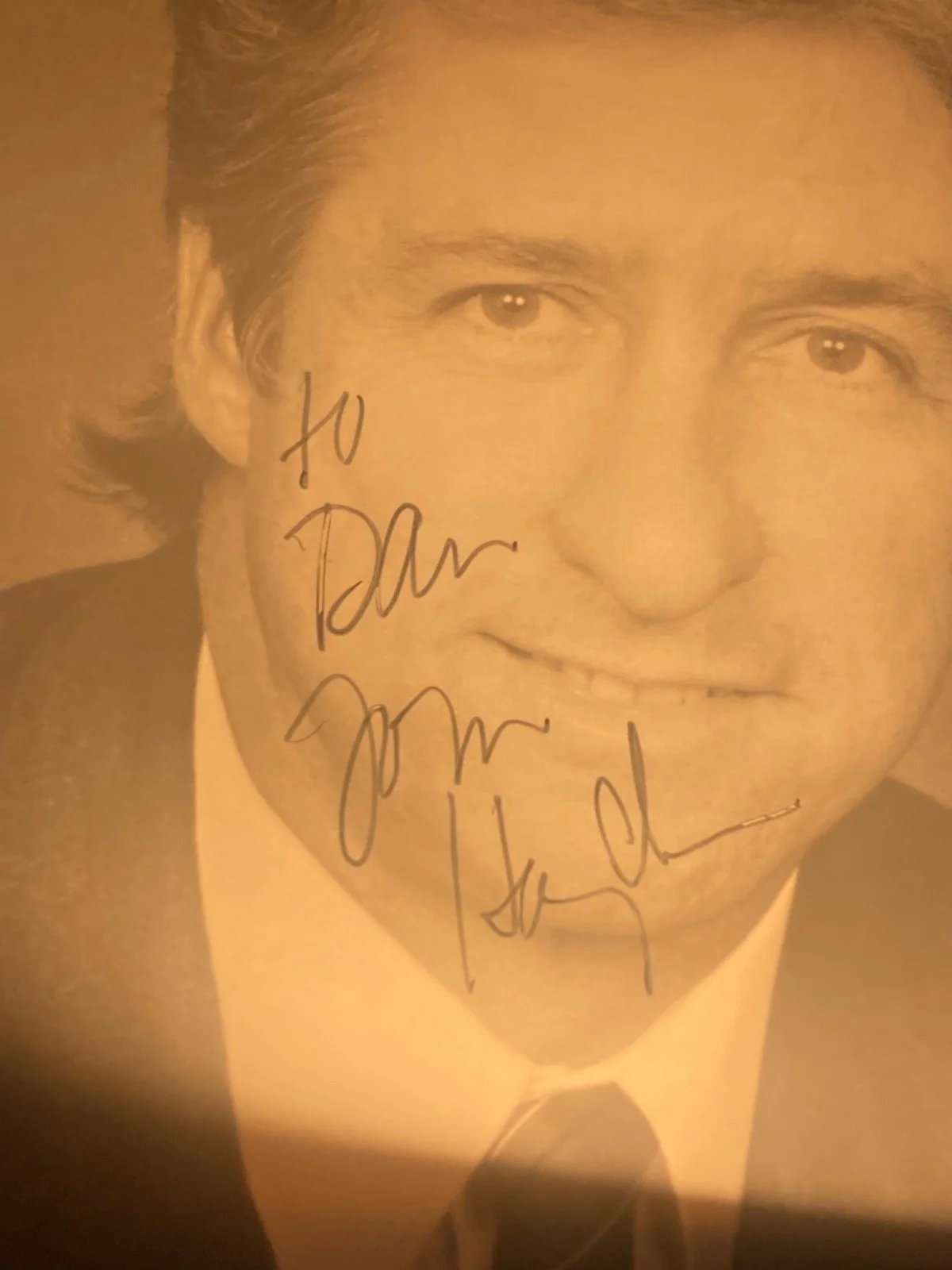 Hand SIGNED Tom Hayden 8x10 Vintage Photo - California Senator 23rd District,, image 4