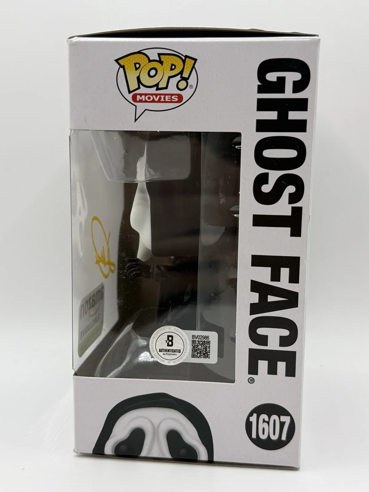 JACK QUAID SIGNED GHOSTFACE SCREAM FUNKO POP - BECKETT COA, image 2