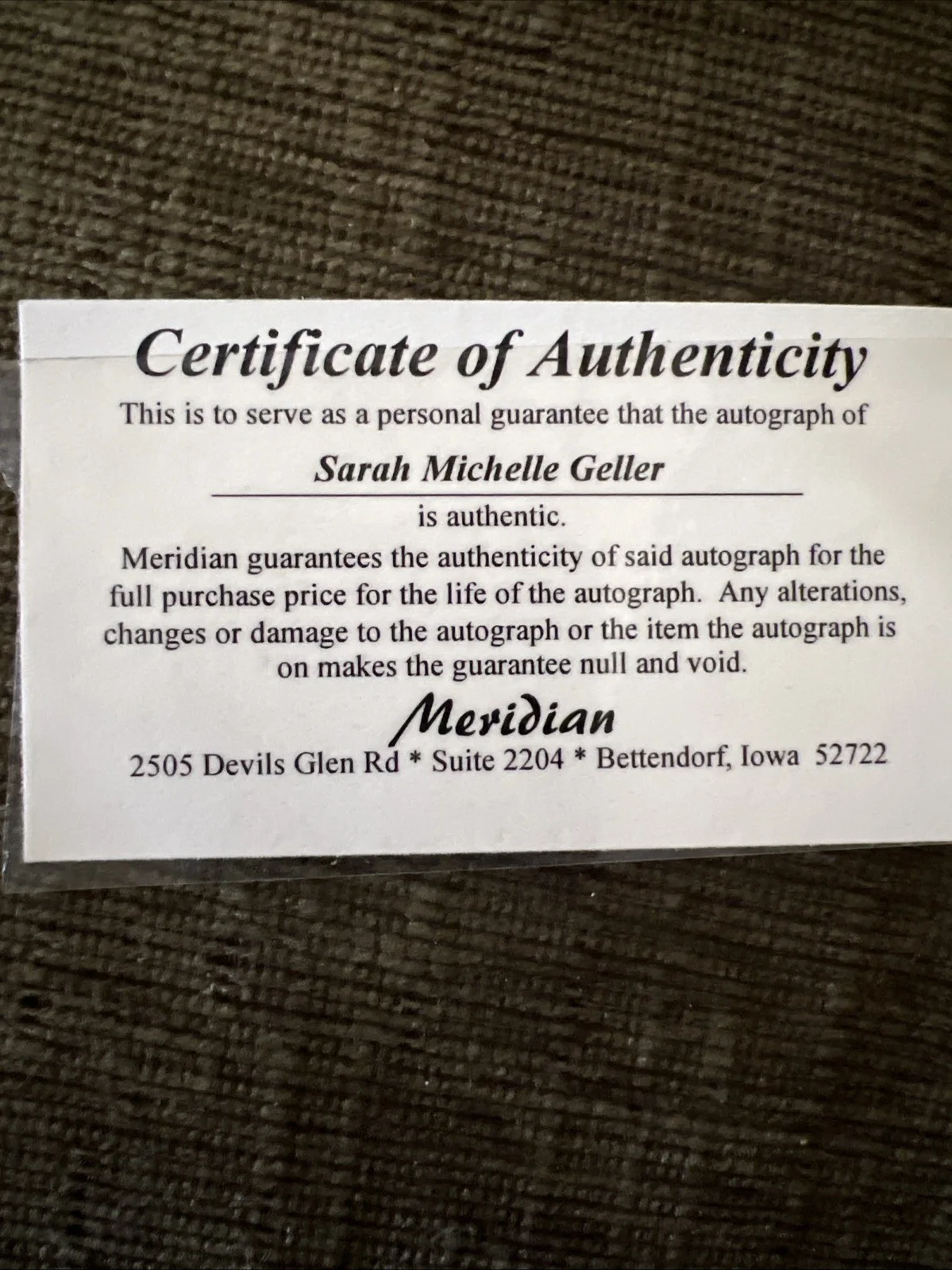 Sarah Michelle Gellar Signed 8x10 Buffy The Vampire Slayer Photo With COA, image 3