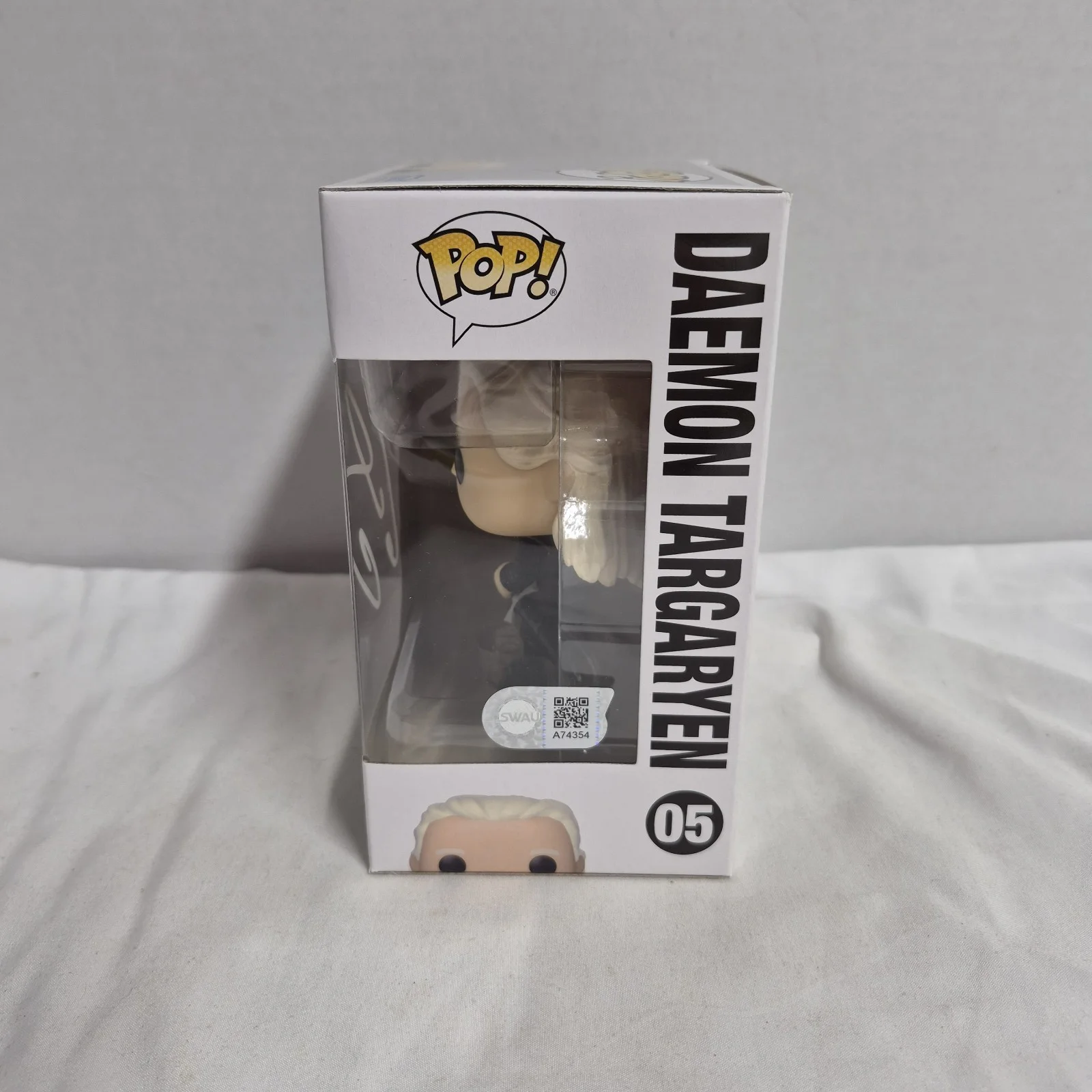 Matt Smith — Matt Smith Signed Funko #05 Daemon Targaryen (GOTG - House Of The Dragon) - JSA, изображение 2